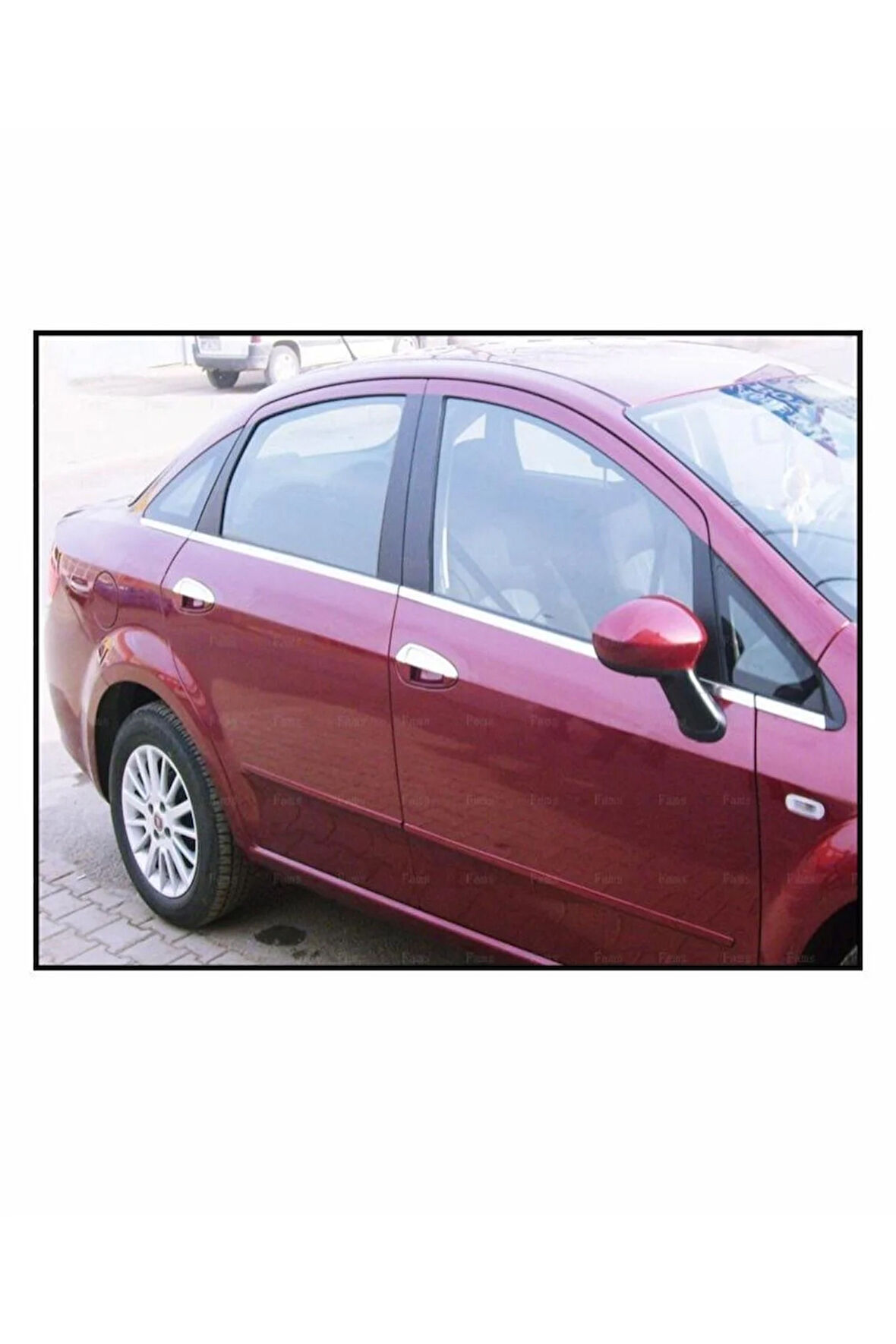 Fiat Linea Krom Cam Çıtası 8 Prç. 2007 Ve Üzeri P.çelik