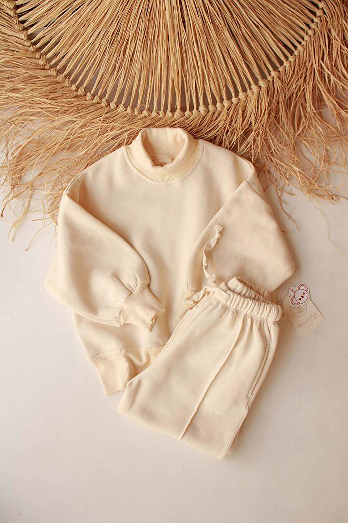 Mavi Sırt Baskılı Çocuk Eşofman Takımı