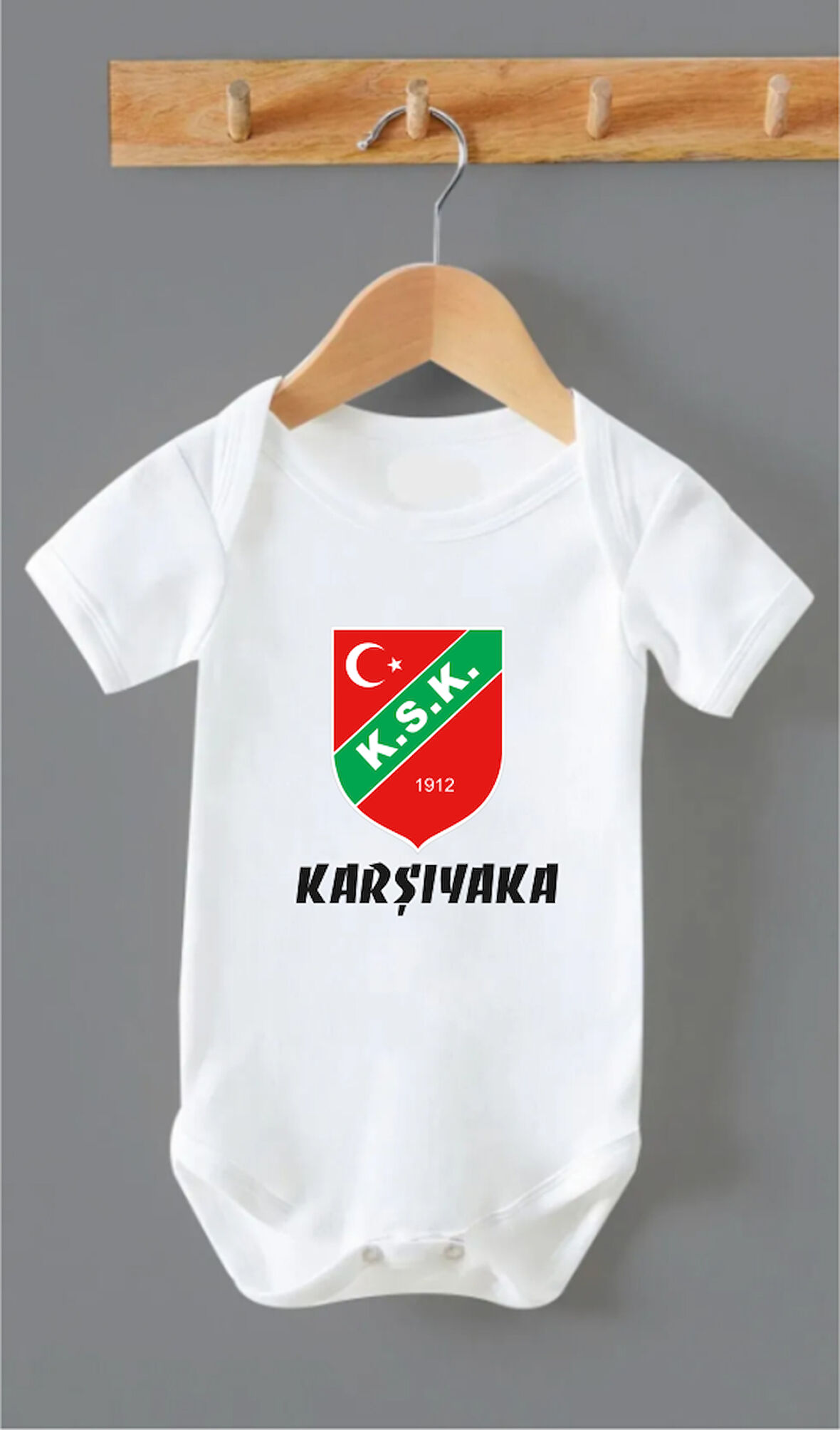Organik %100 Pamuk Karşıyaka Bebek Body ZBN137
