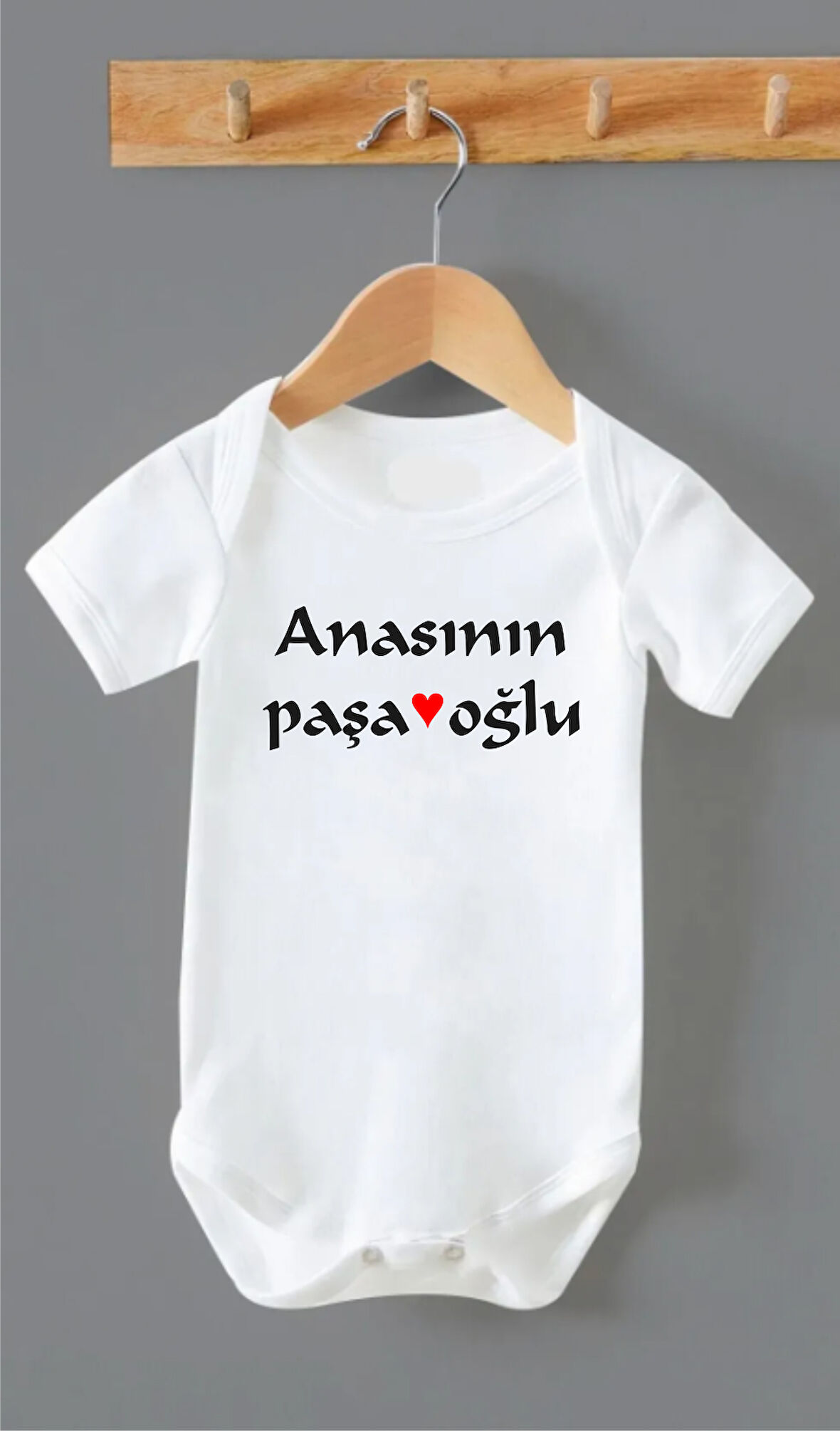 Organik %100 Pamuk Anasının Paşaoğlu Azeri Bebek Body Zıbın ZBN0150