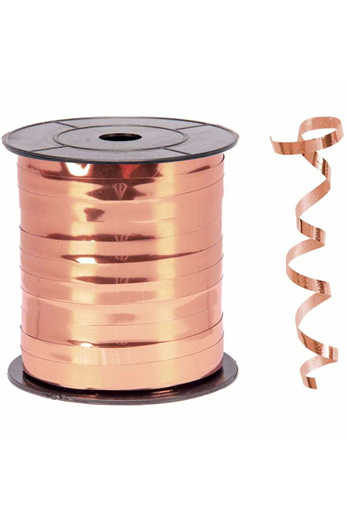 Bakır Renk Metalik Rafya 8 mm x 200 MT