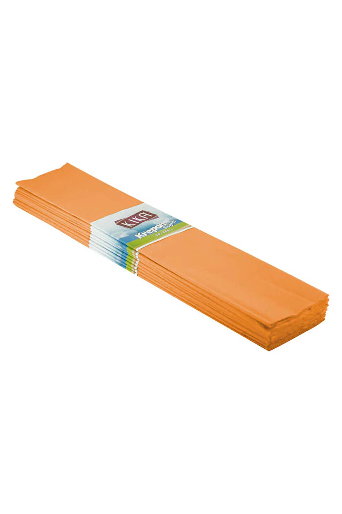 Turuncu Krapon Kağıdı 50x200 cm 10'lu Paket