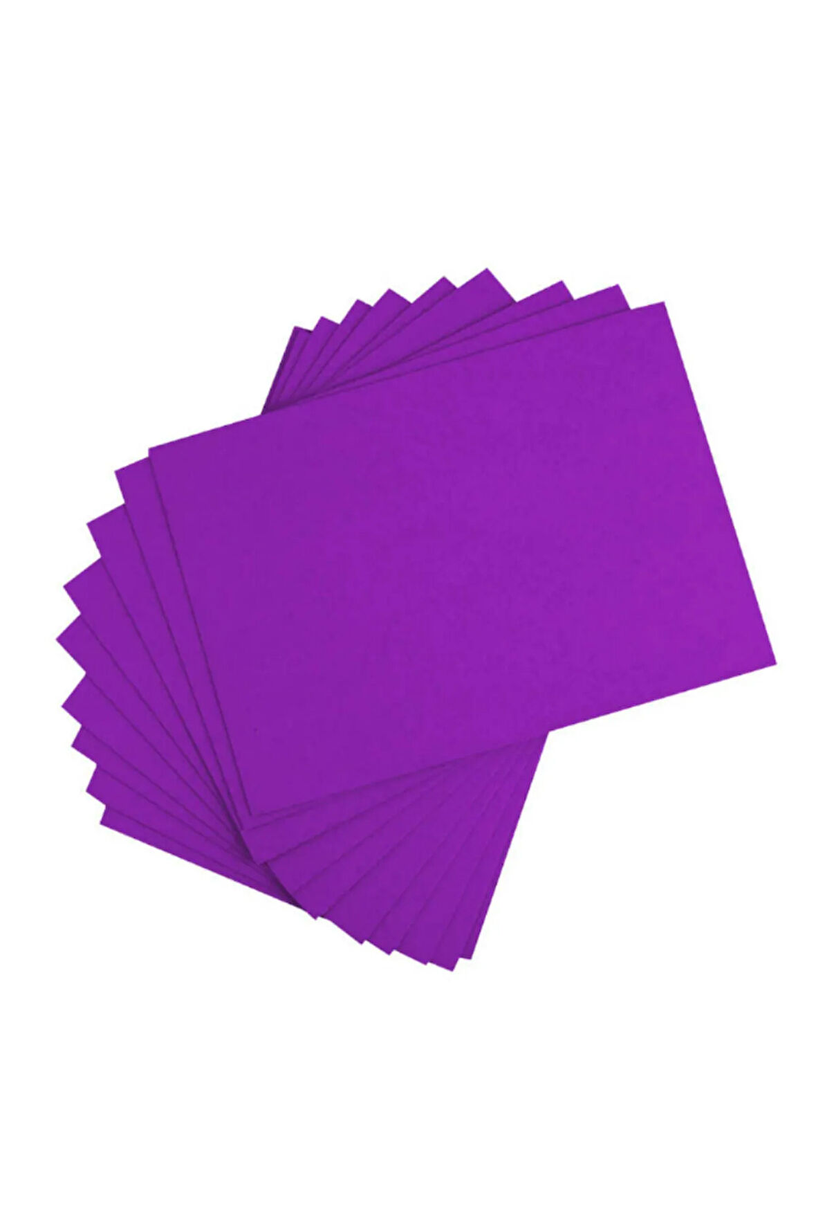 ( 18 Adet ) Mor Renkli Mukavva 35x50 cm  Sert Renkli Karton 1.0mm Okul Öncesi Anasınıfı Kreş