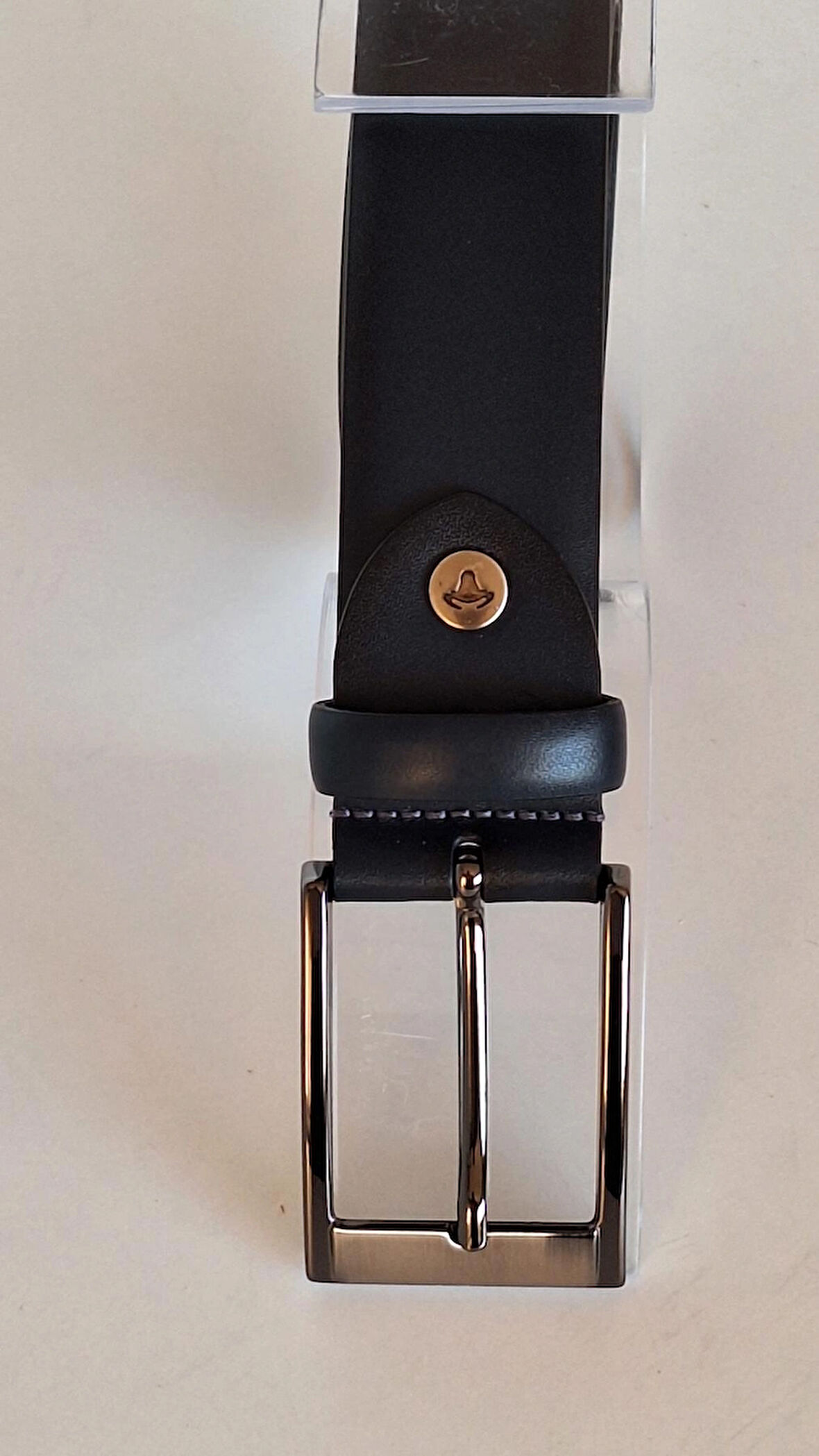 DARKWOOD KLASİK KLASİK ERKEK KEMER-HAKİKİ DERİ-LACİVERT RENK-110 CM.