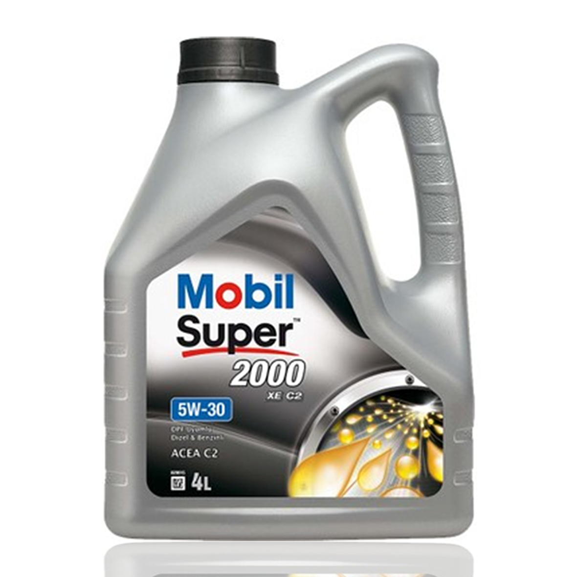 Mobil Super 2000 Xe C2 5W-30 Sentetik 4 lt DPF Benzin-Dizel Motor Yağı 