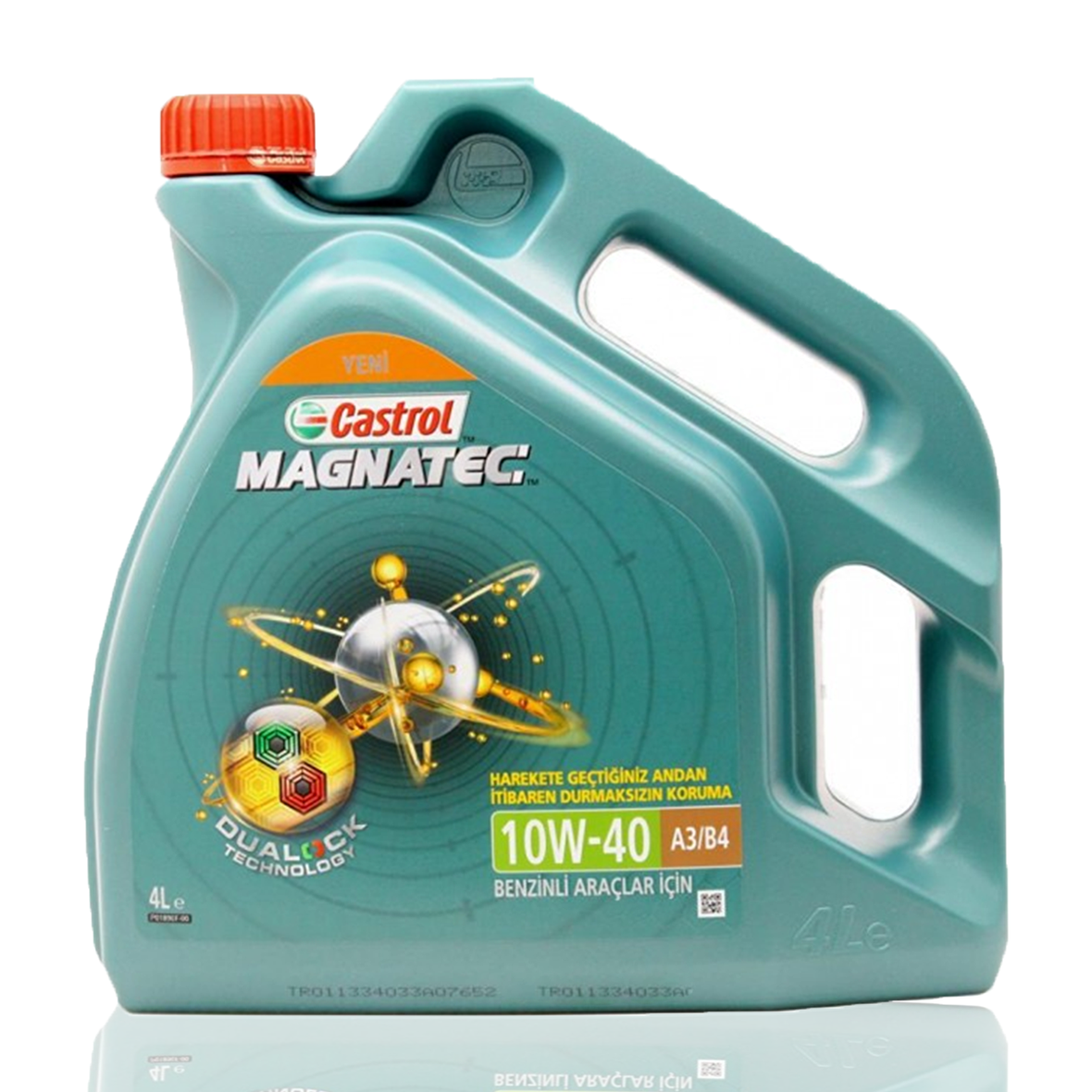 Castrol Magnatec 10W-40 Sentetik 4 lt Benzin Motor Yağı 