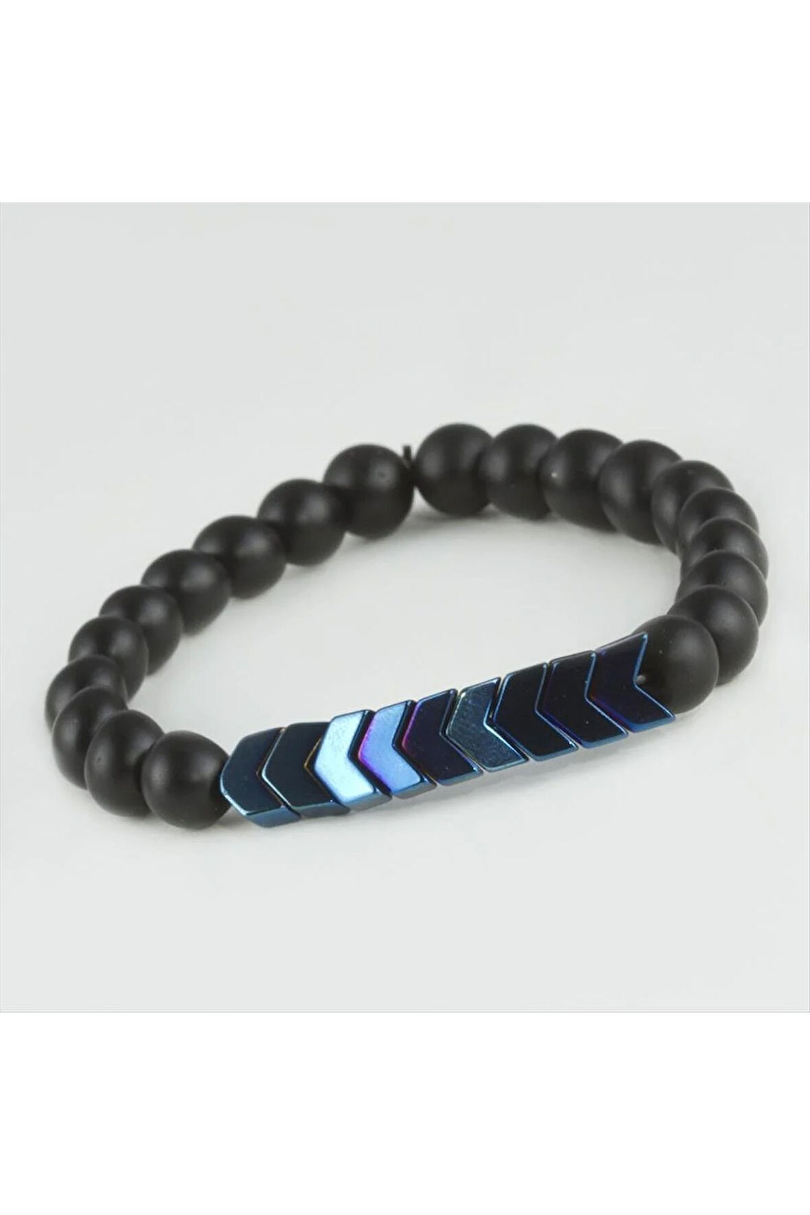 Onix-Hematit Doğaltaş Bileklik