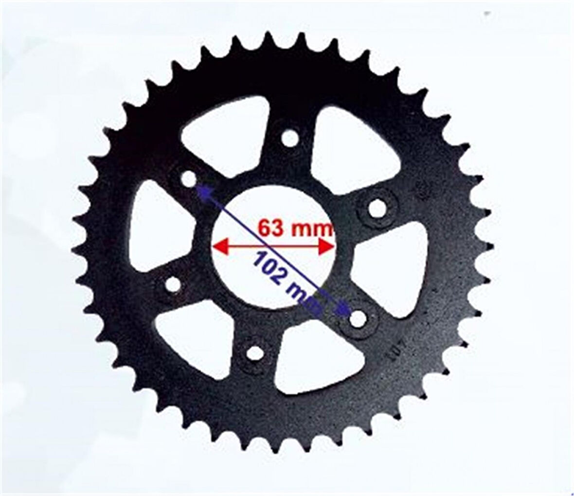 Motospartan Arka Dişli Bajaj Dominar 400 Ktm Duke 390 40t - 520 İç 63mm 6 Delikli Ind Öm