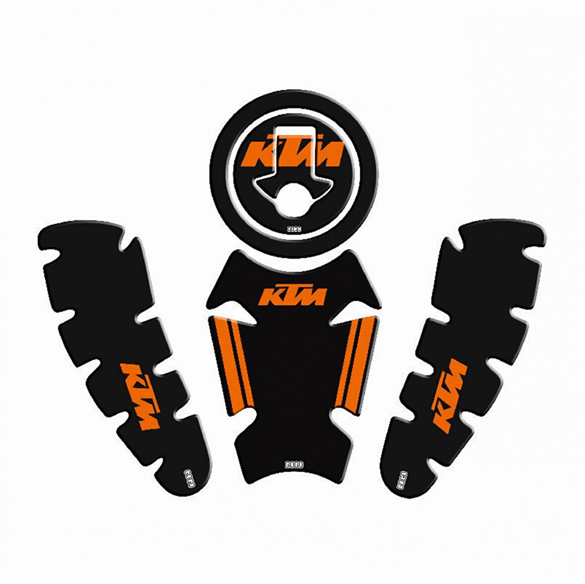Gogo Tank Pad Seti 002 Siyah-turuncu Ktm Duke 2012-2021