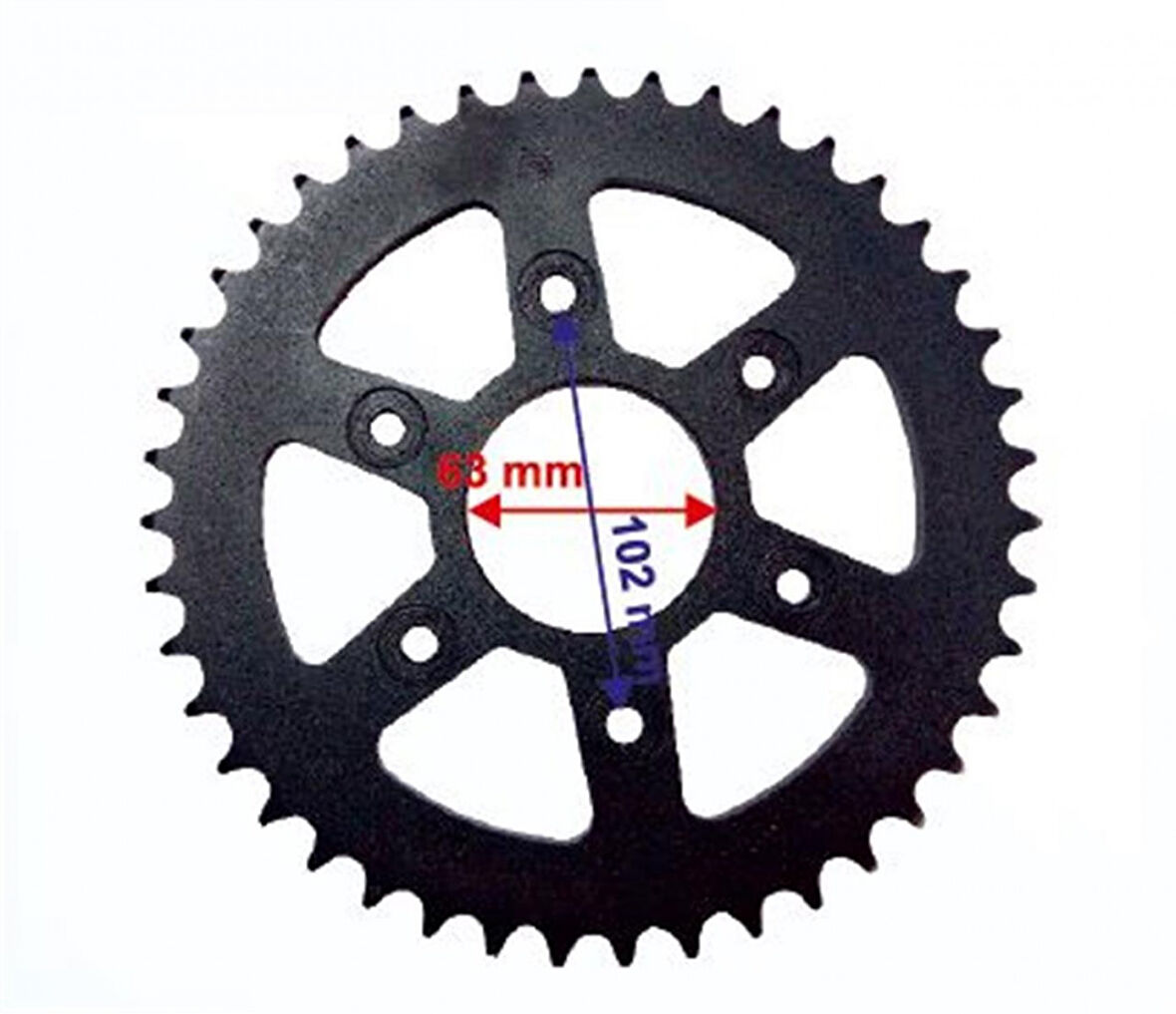 Motospartan Arka Dişli Bajaj Dominar 400 Ktm Duke 390 43t - 520 İç 63mm 6 Delikli Ind Öm