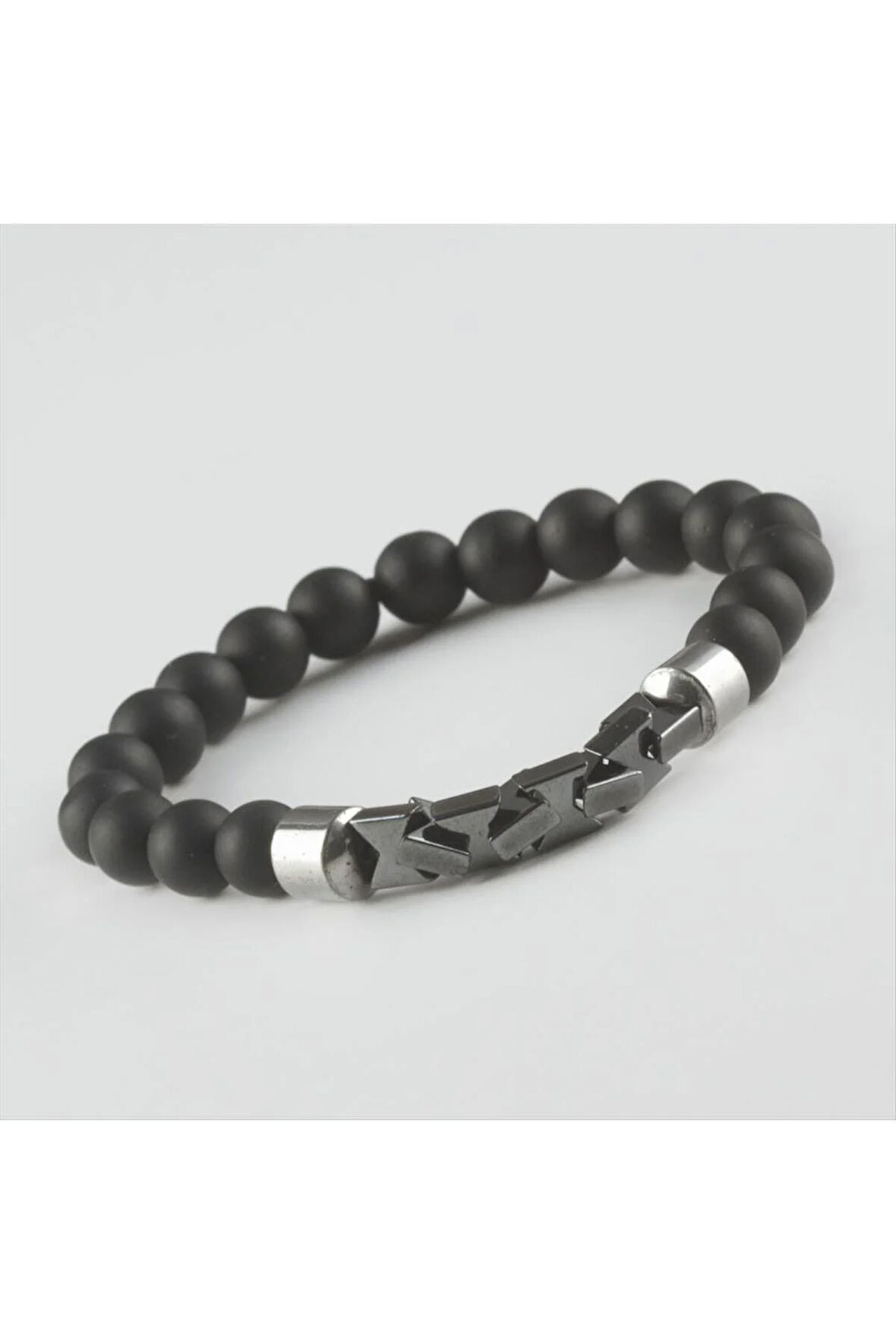 Hematit - Mat Onix Doğaltaş Bileklik