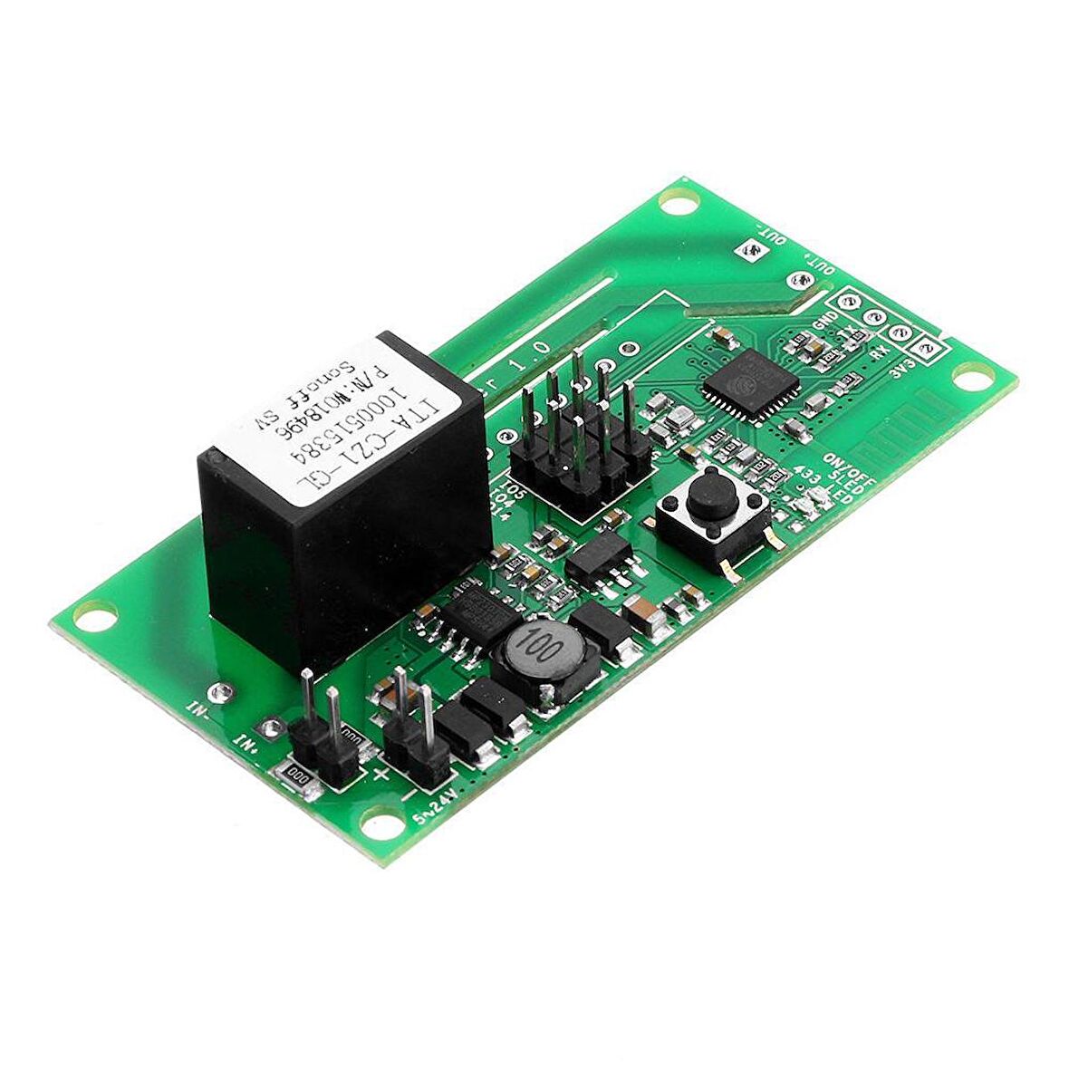 Sonoff SV 5V-24V Güvenli Gerilim WiFi Kablosuz Anahtarı Akıllı Ev APP Kontrol Modülü 