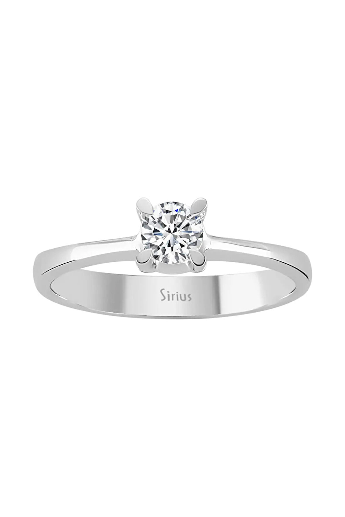 F Renk 0,31 Karat Pırlanta Tektaş Yüzük