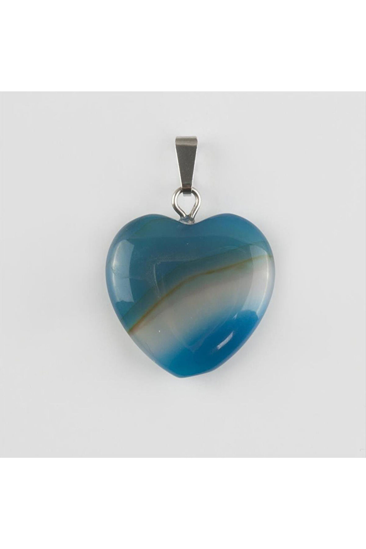 Akik Kalpli Doğaltaş Kolye Ucu