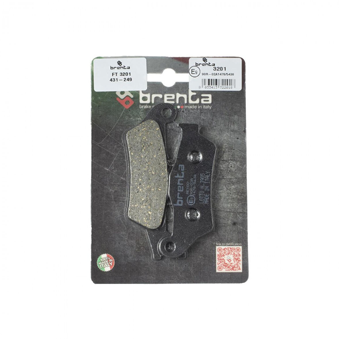 Brenta Organik Fren Balata Ft 3201 Suzukı Gsx 125s