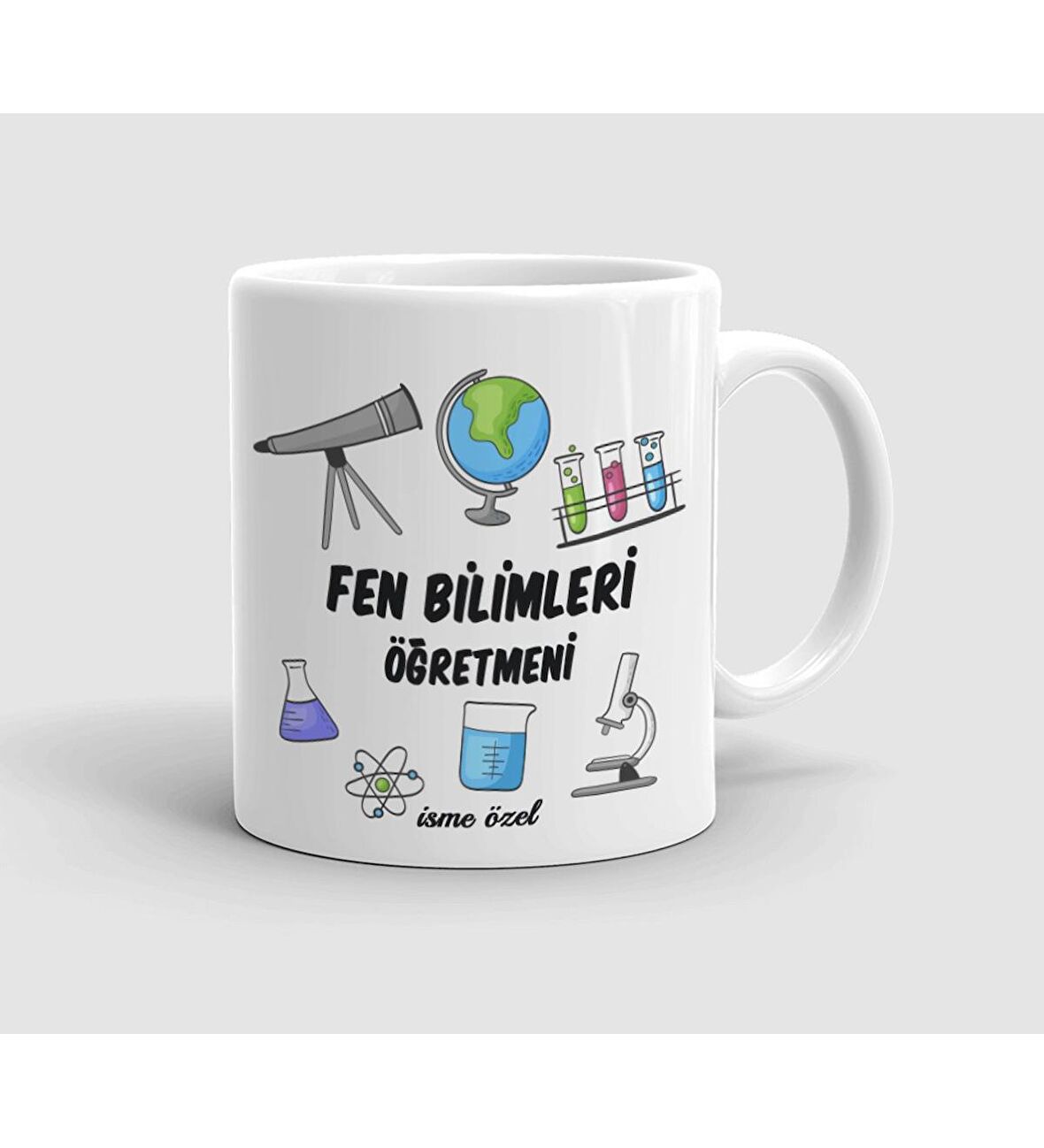 Fen Bilimleri Öğretmeni Kupa Bardak, Kişiye Özel Tasarım