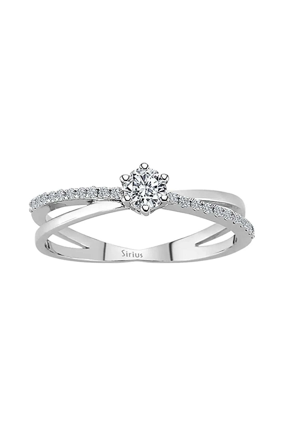 F Renk Toplam 0,36 Karat Pırlanta Tektaş Yüzük