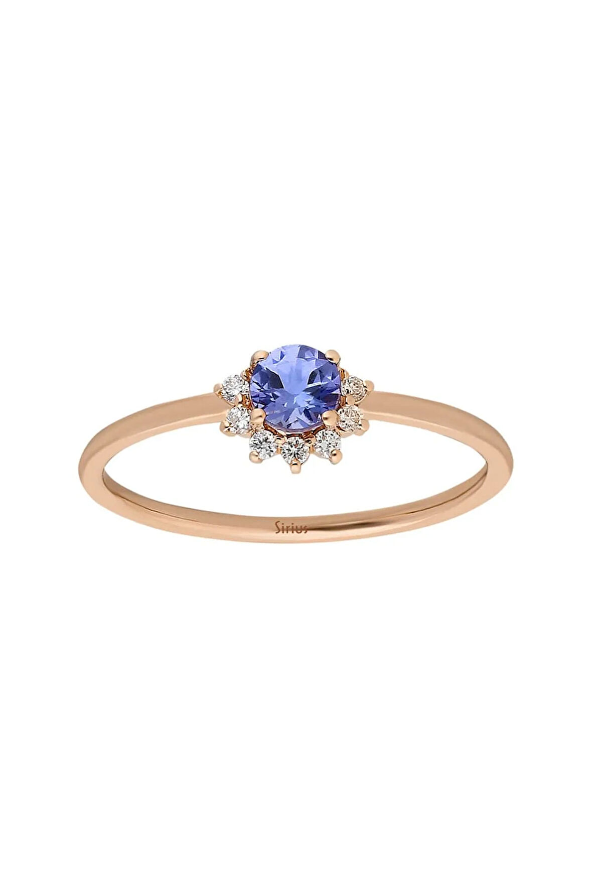 Pırlanta Ve Tanzanit Taşlı Chi Yüzük