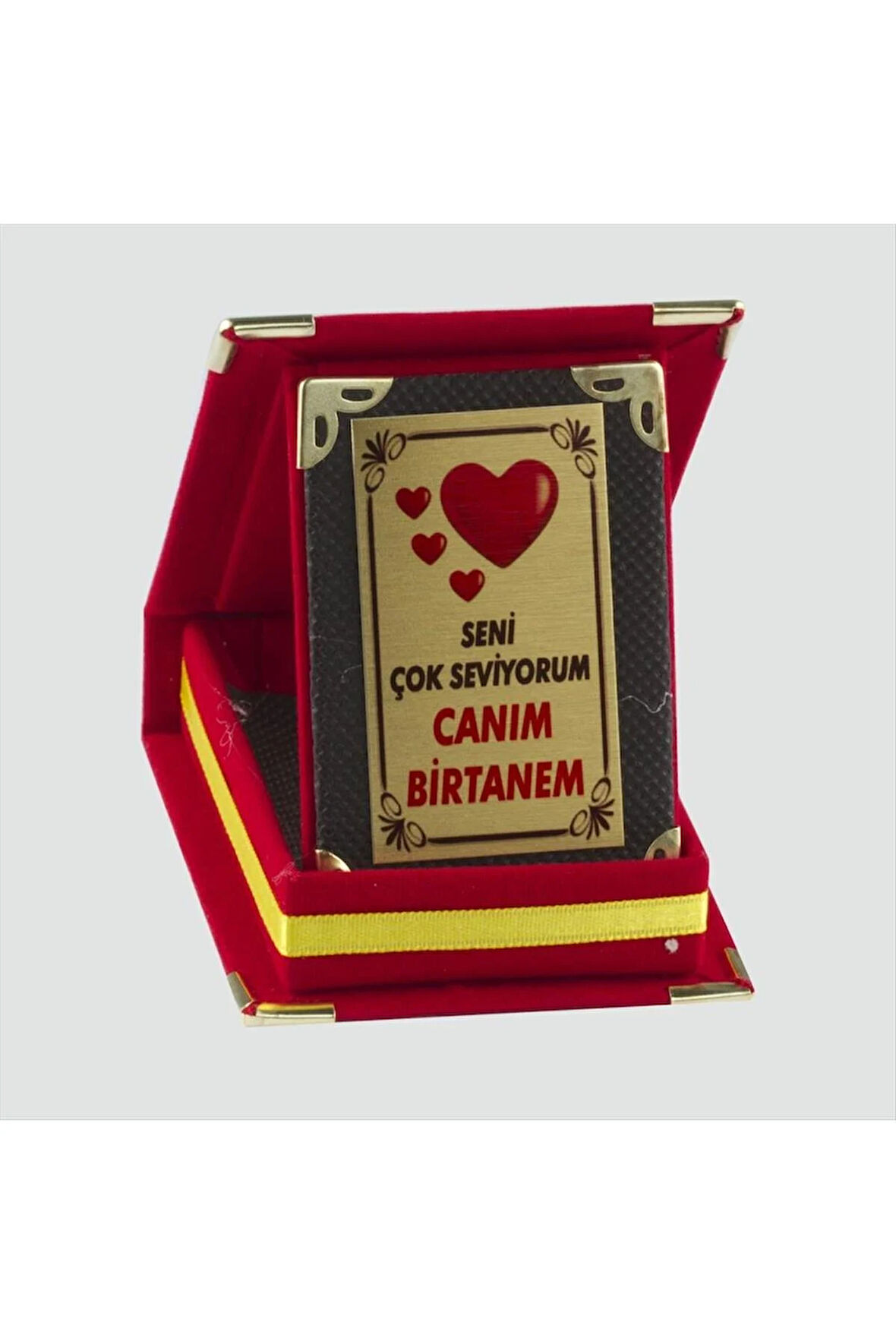 Seni Çok Seviyorum Canım Birtanem Plaketi