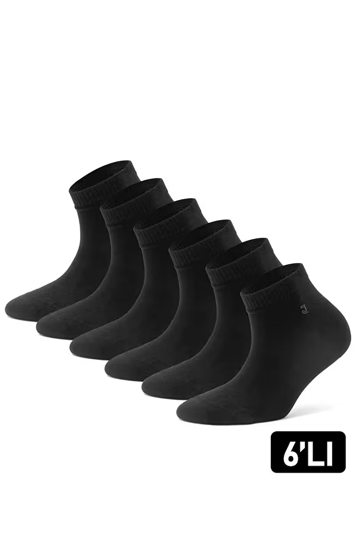 Just Inner Erkek Çorap 6'lı Patik (Bambu)