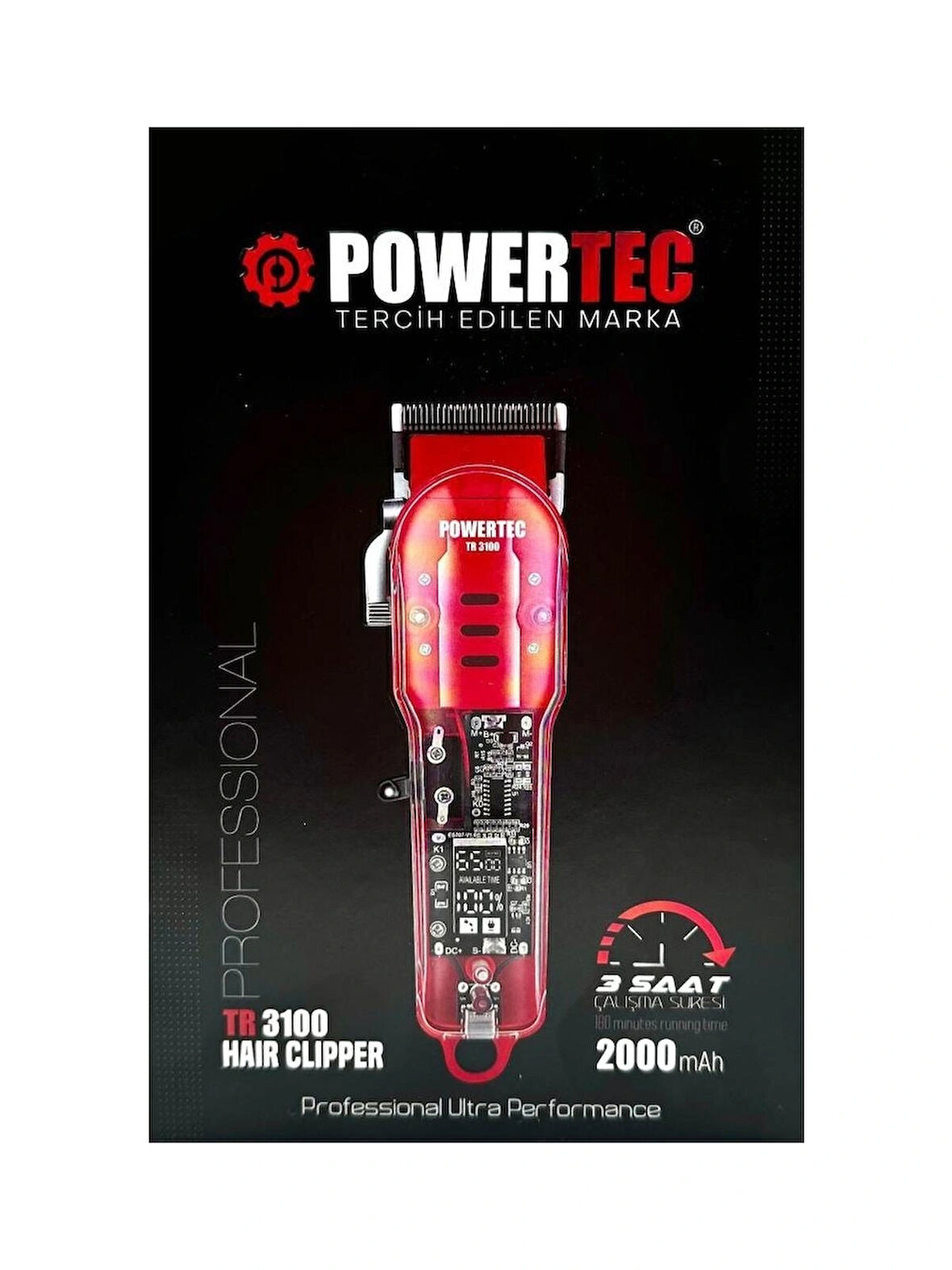 Powertec TR-3100 Saç Sakal Tıraş Makinesi 