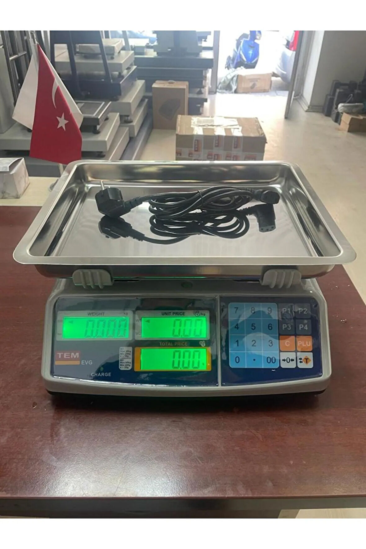 Evg 30 Kg 5 Gr Fiyat Hesaplamalı Pazarcı Terazisi