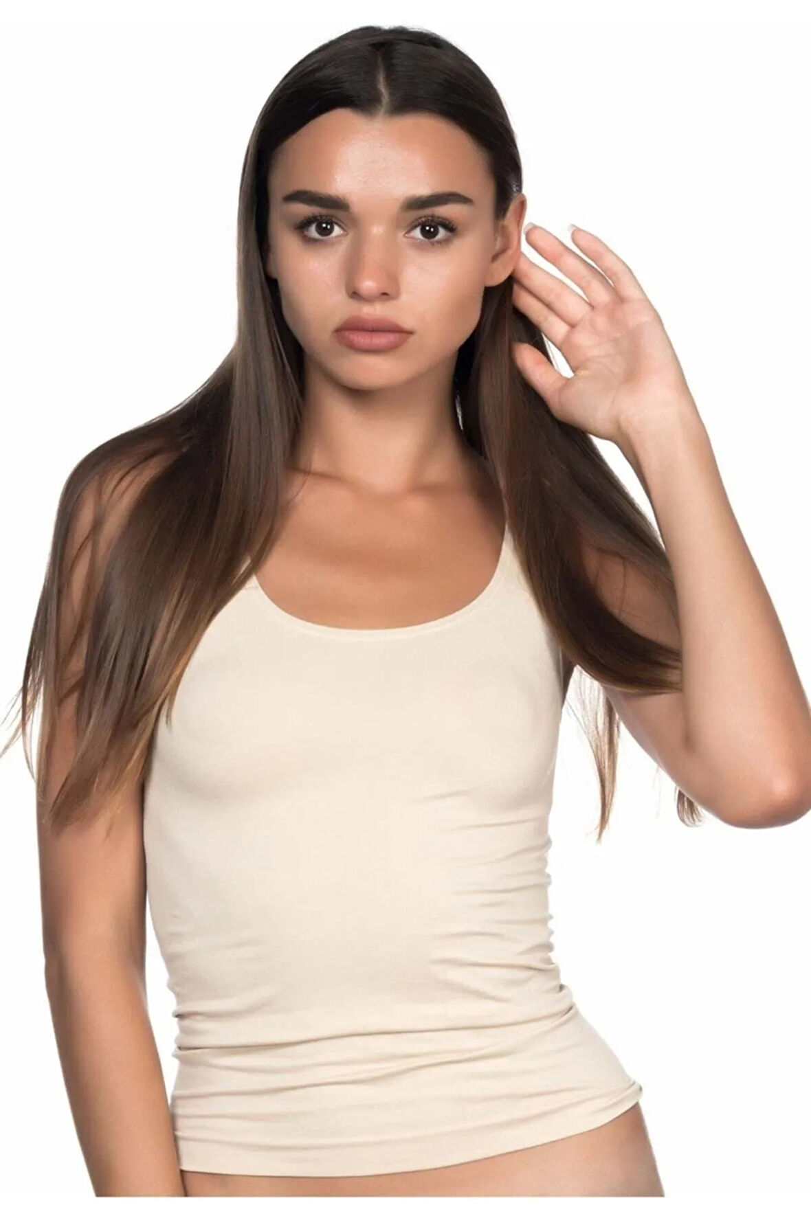 Dikişsiz Kalın Askılı Atlet