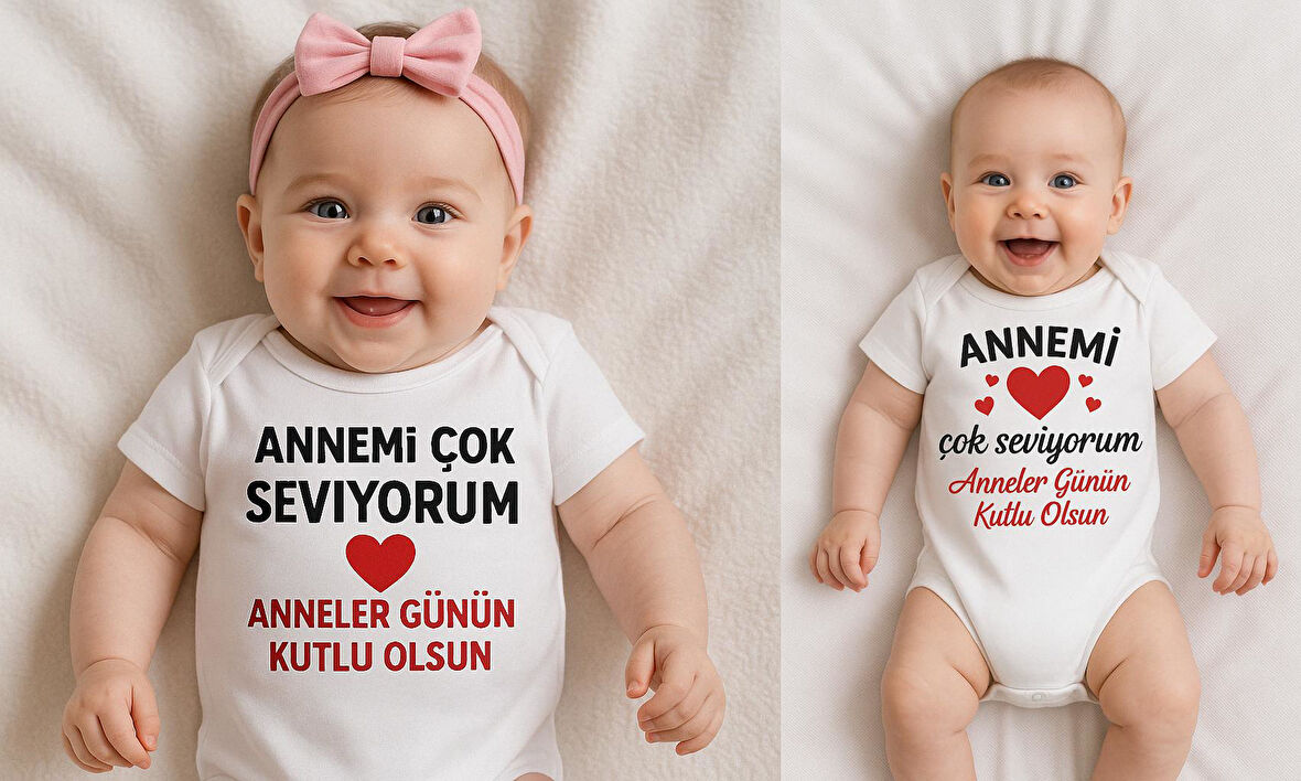 Organik %100 Pamuk Bebek Body Badi Zıbın ZBN523