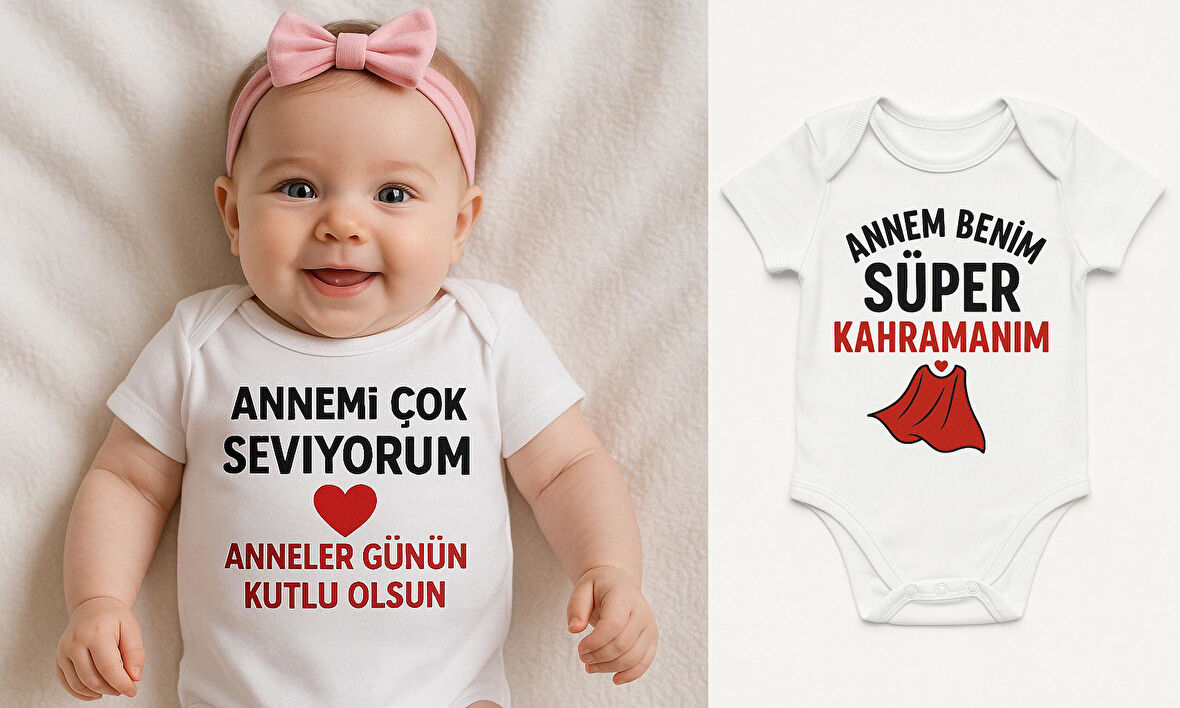 Organik %100 Pamuk Bebek Body Badi Zıbın ZBN526