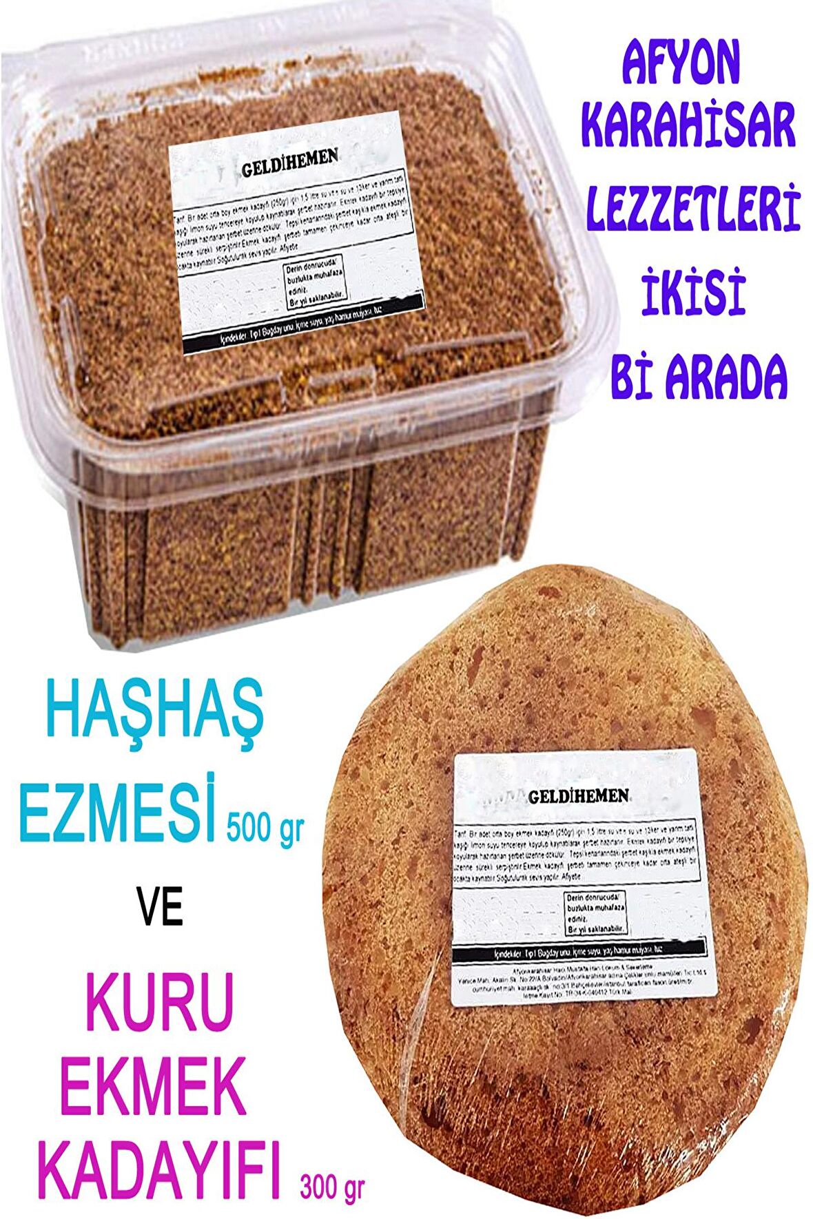 Haşhaş Ezmesi & Kuru Ekmek Kadayıfı Afyonkarahisar