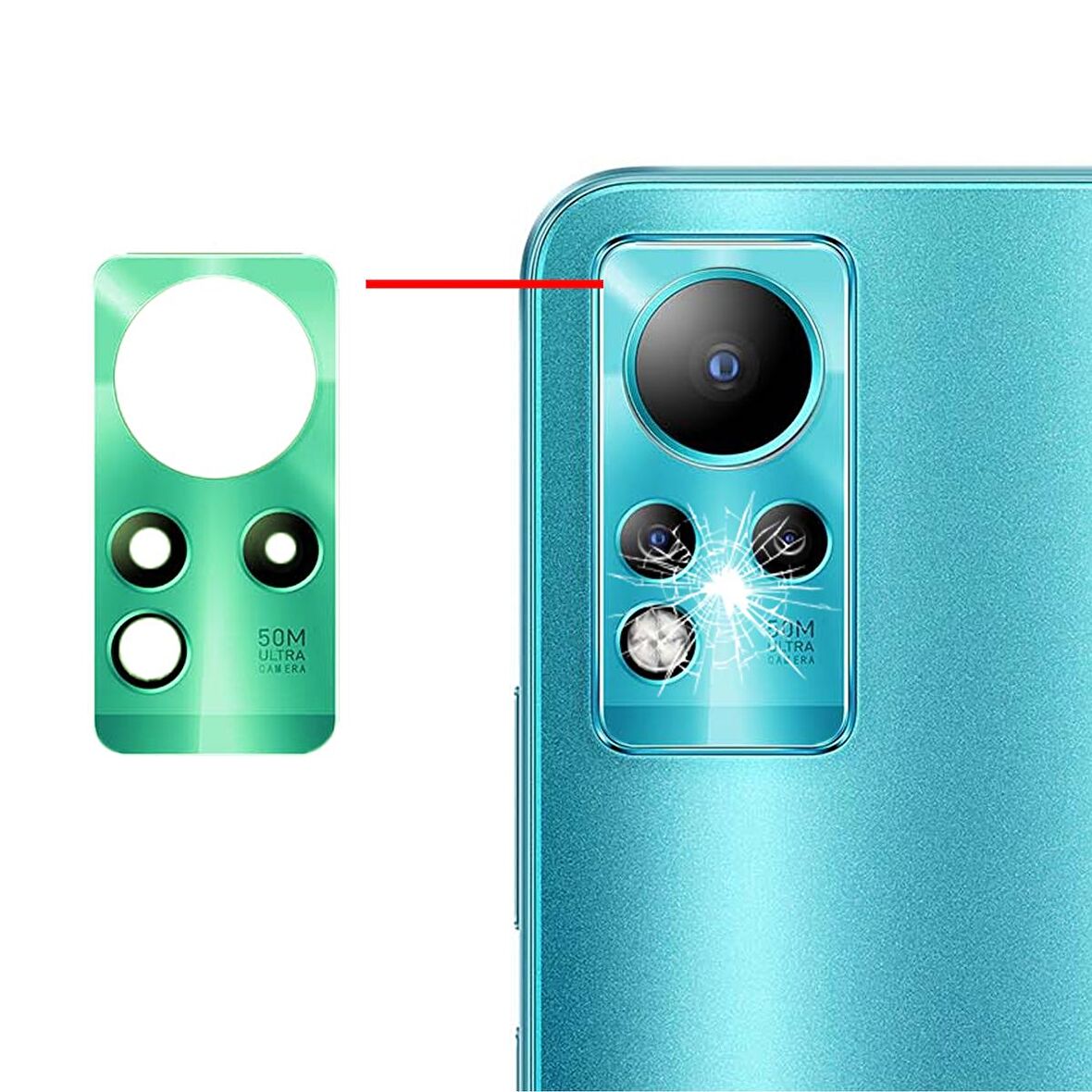 Infinix Note 11 Uyumlu Kamera Lensi Cam X663 X663B