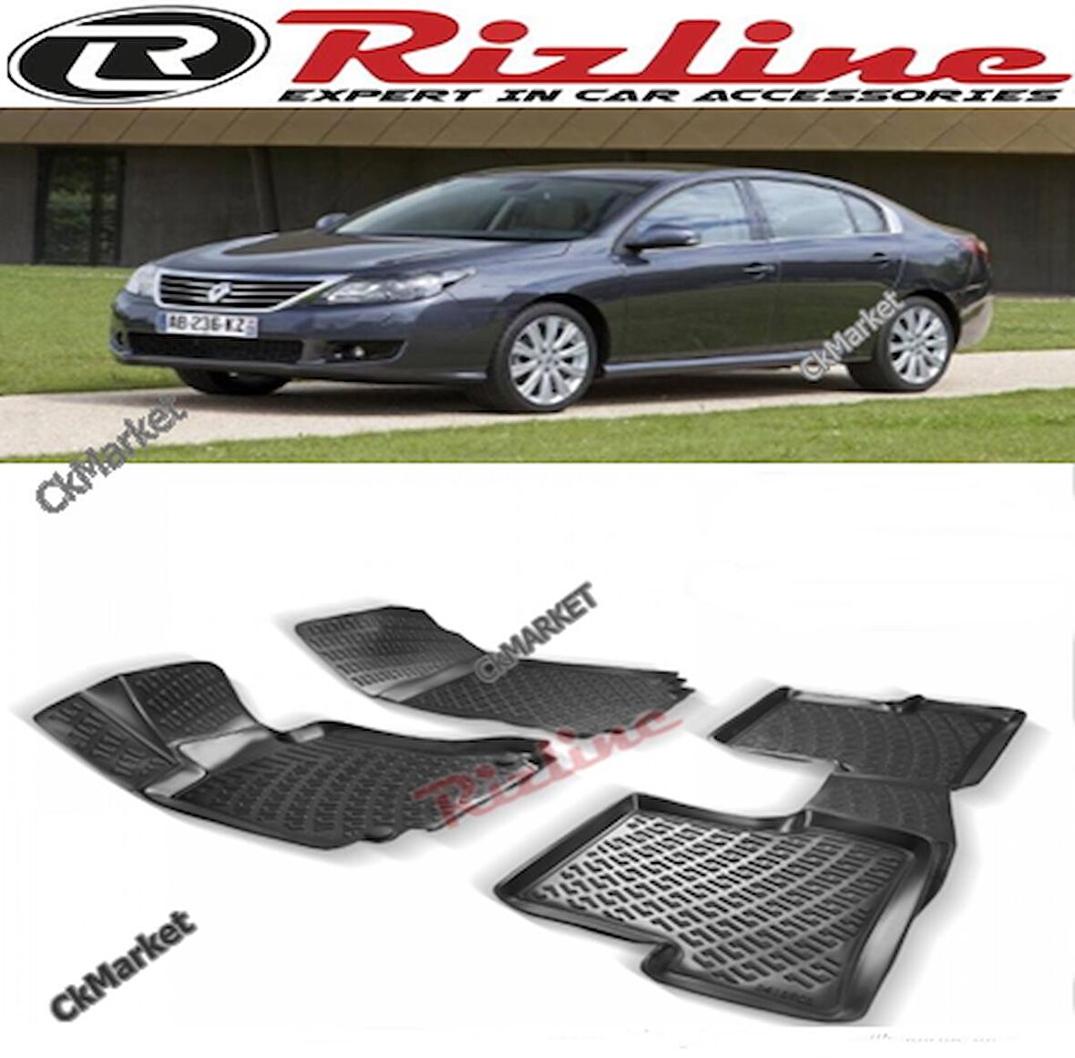 Rizline Renault Latitude 3D Havuzlu Paspas N11.4468