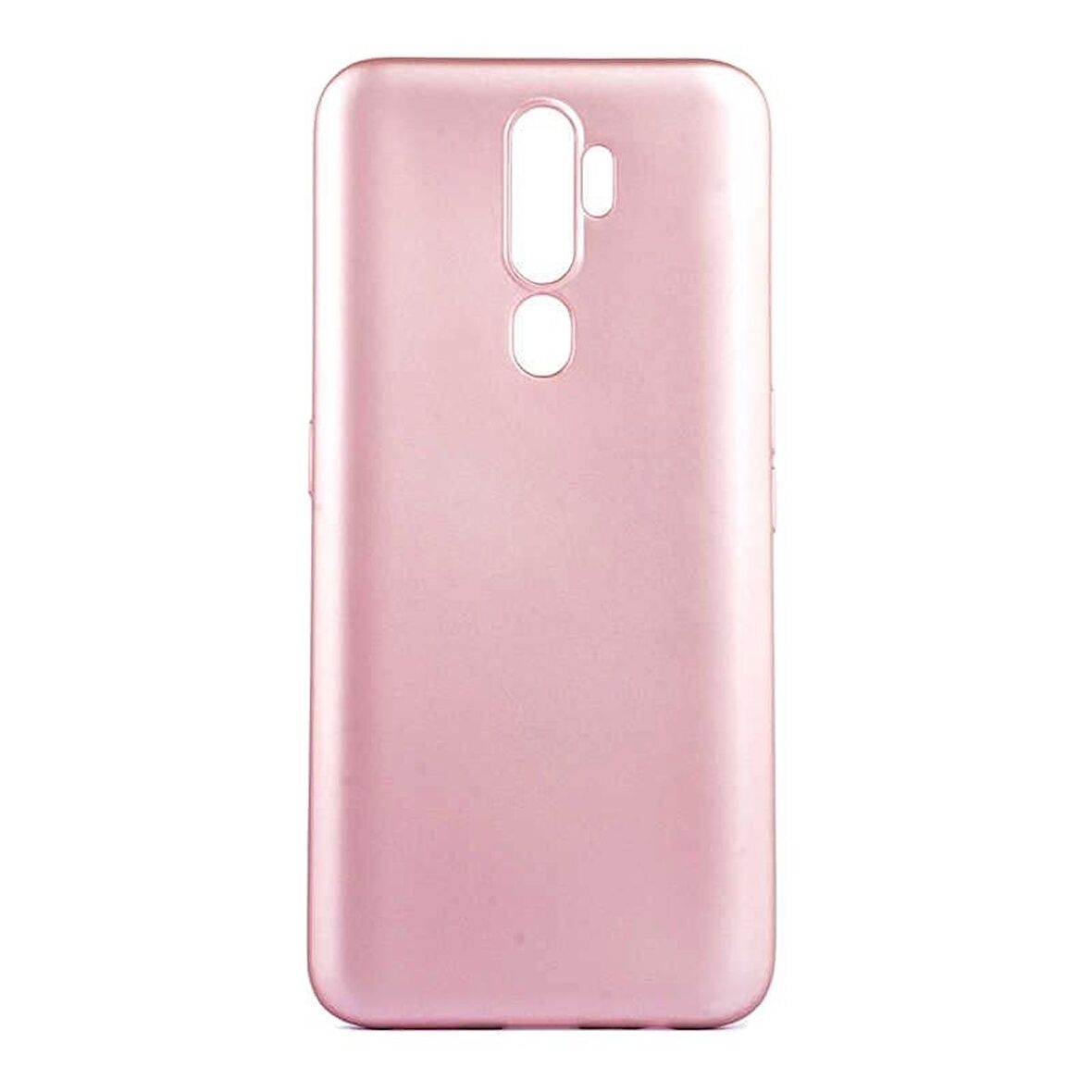 Smcase Oppo A9 2020 Kılıf Lüks Silikon  Tam Kapatan Cam
