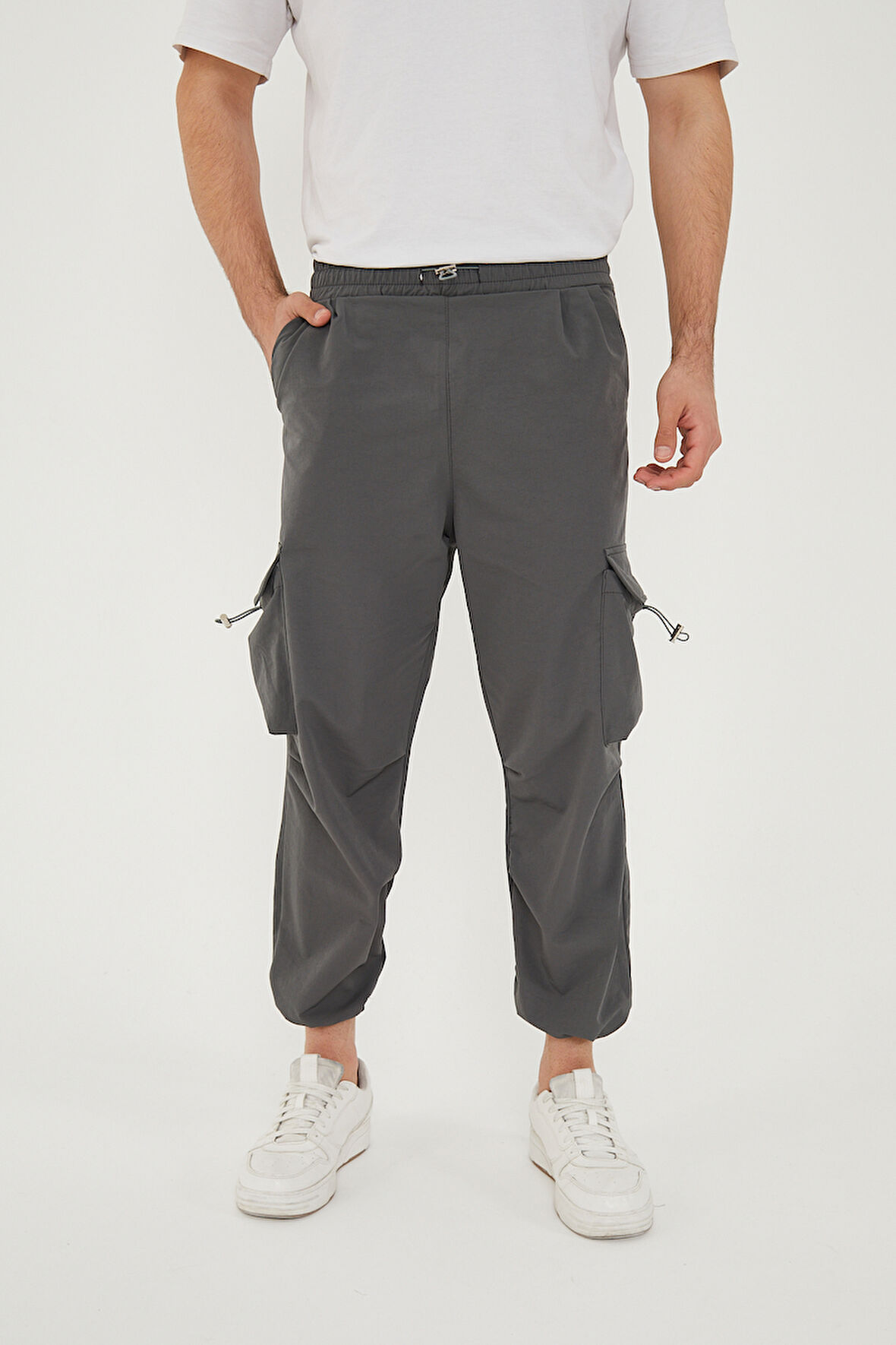 Camp550 Outdoor Tactical Kargo Cepli Ayarlanabilir Paçalı Oversize Erkek Jogger Yürüyüş Pantolonu