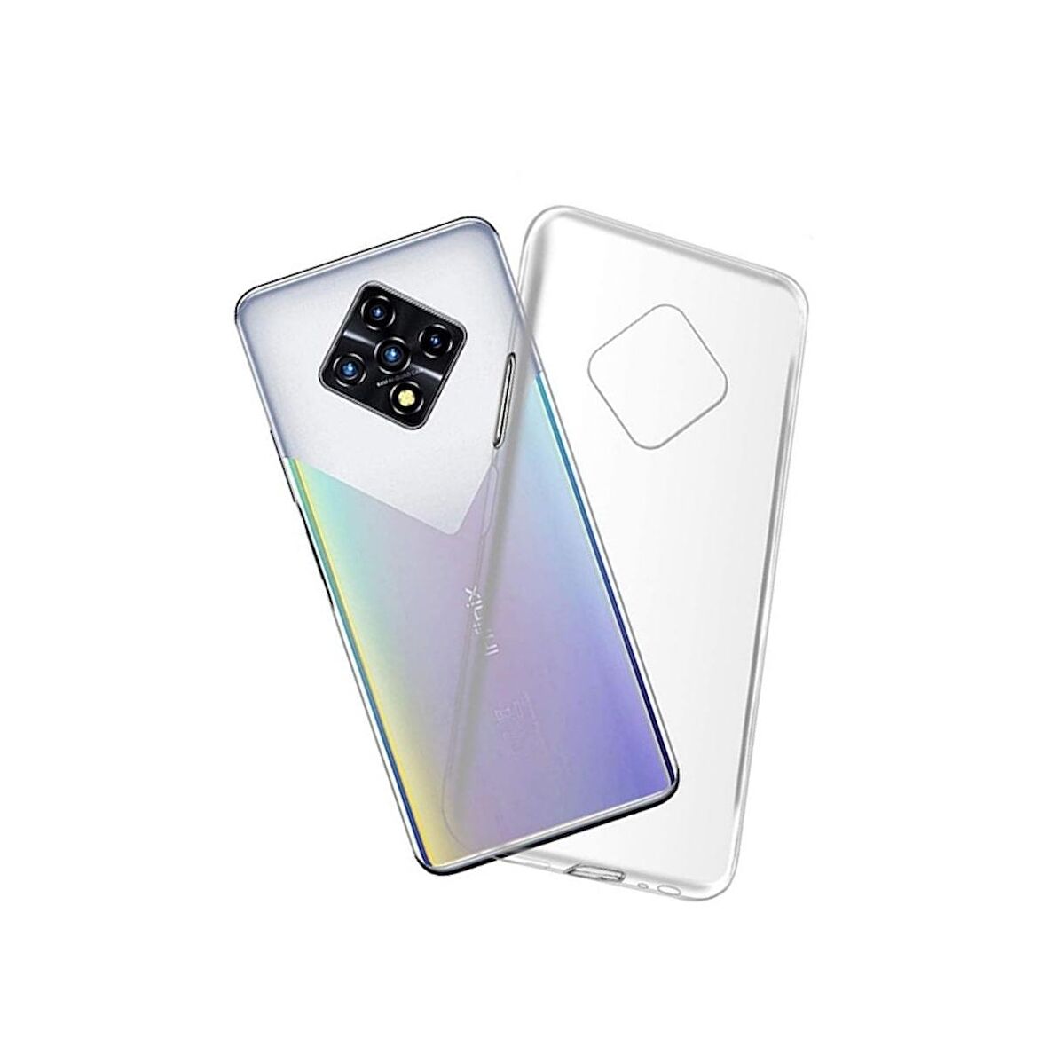 Gpack İnfinix Zero 8 Kılıf Süper SilikonNano Glass