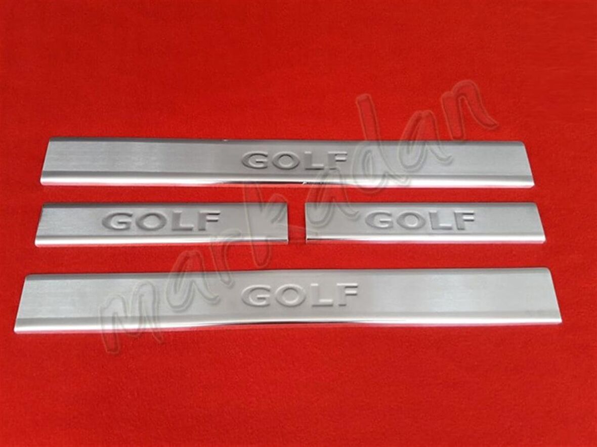 Markadan VW Golf 4 Krom Kapı Eşiği 1998-2004 4 Parça Paslanmaz Çelik