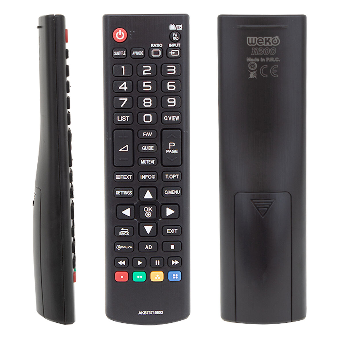 Ayt Weko LG Simplink Tuşlu Lcd-Led Tv Kumanda AKB73715603