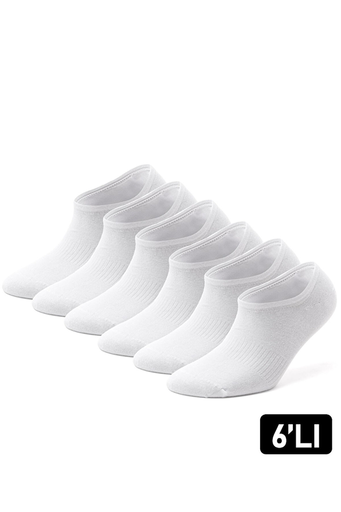 Just Inner Erkek Çorap 6'lı Sneaker (Bambu)