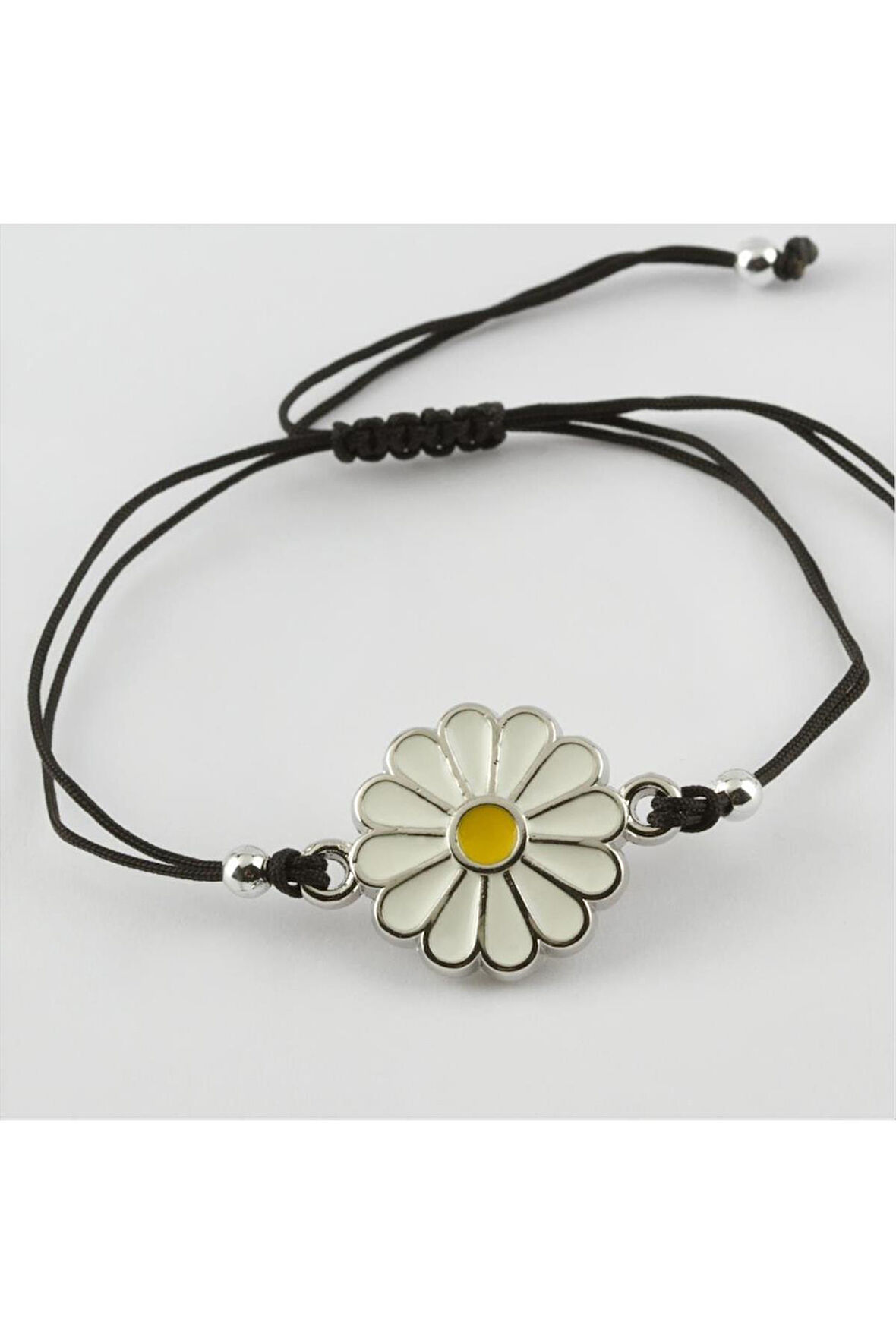 Papatya Figürlü Mineli Bileklik