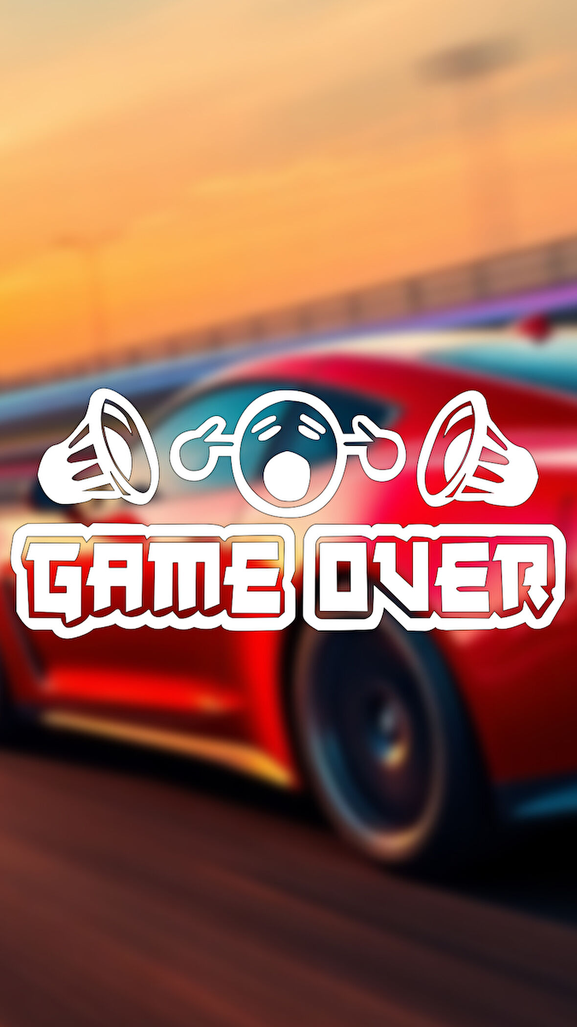 Game Over 20x9 Jdm Yazı Araba-motosiklet Cam Etiket Sticker Beyaz Renk