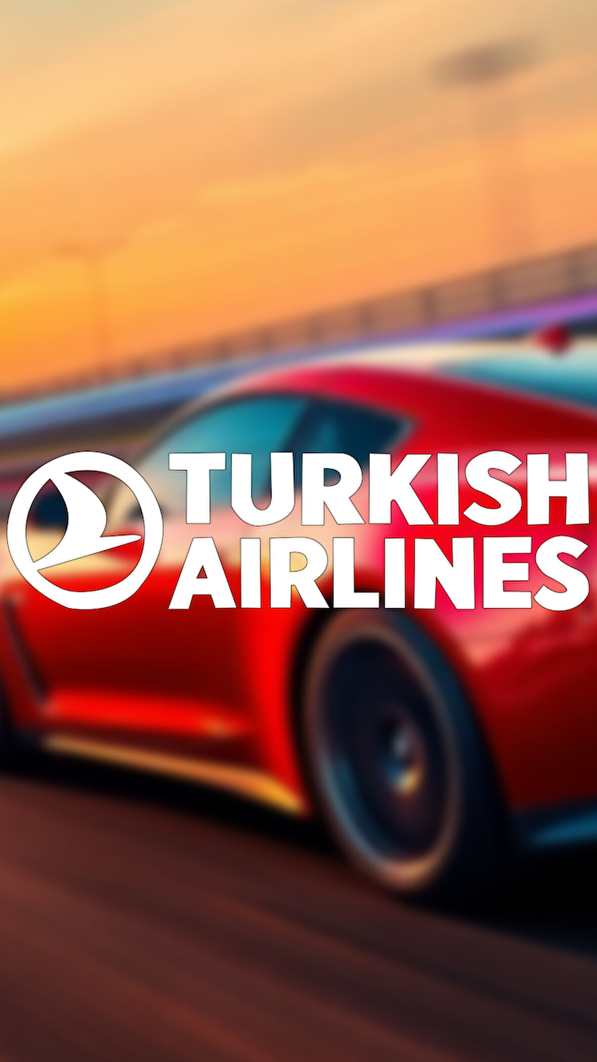 Türkish Airliens Jdm Yazı Araba-motosiklet Cam Etiket Sticker Beyaz Renk