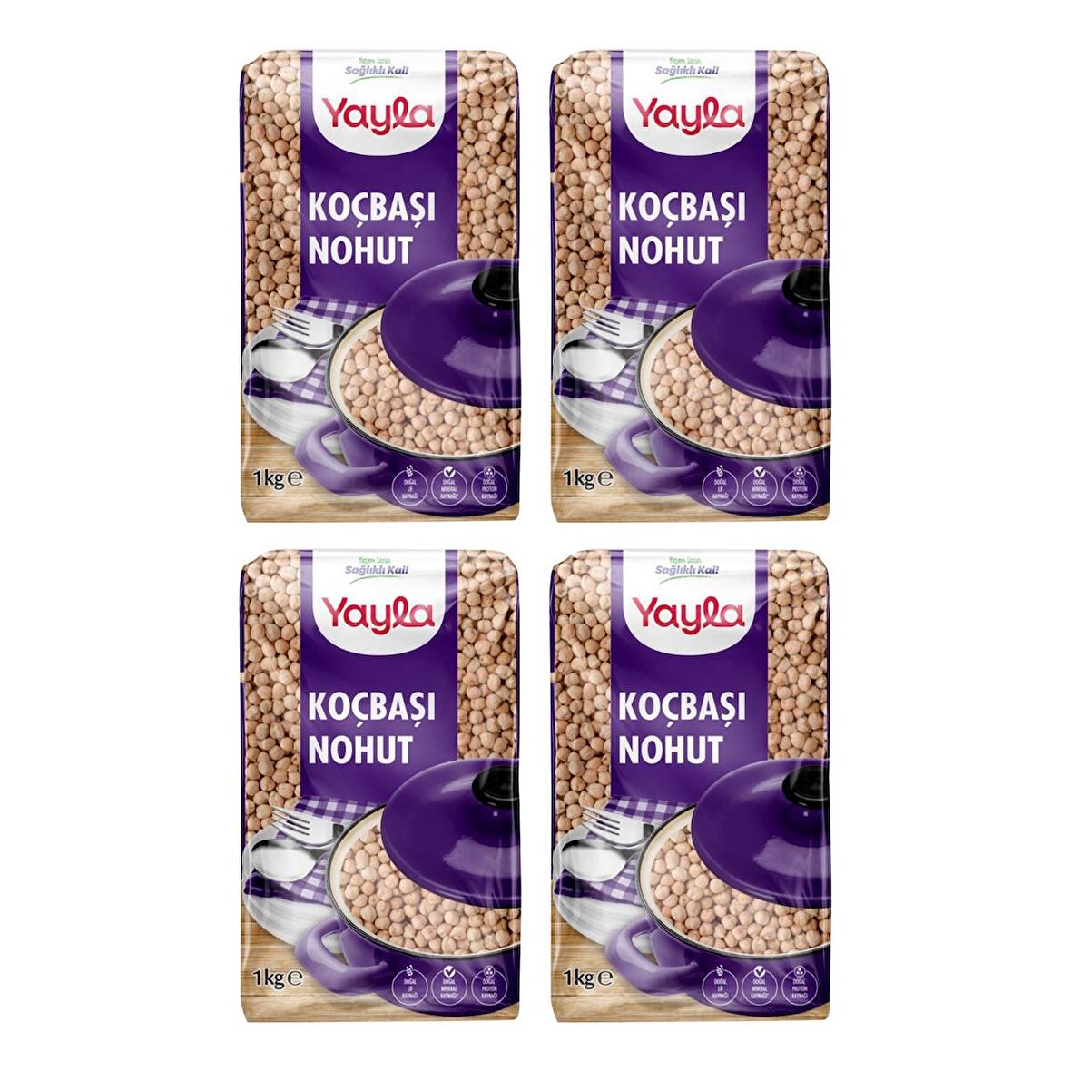 Yayla Koçbaşı Nohut 1000 Gr x 4 Adet