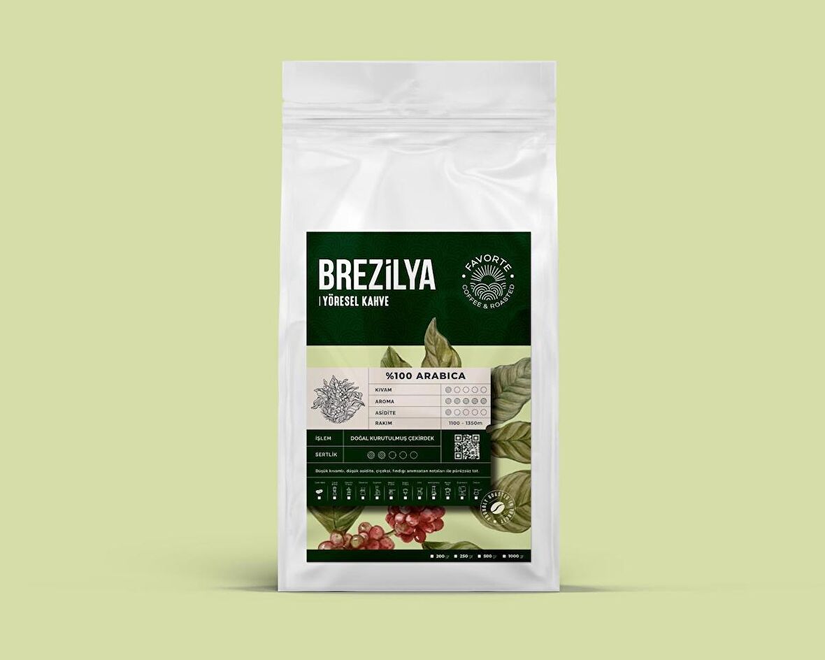 Favorte Brezilya Yöresel Filtre Kahve 200 gr