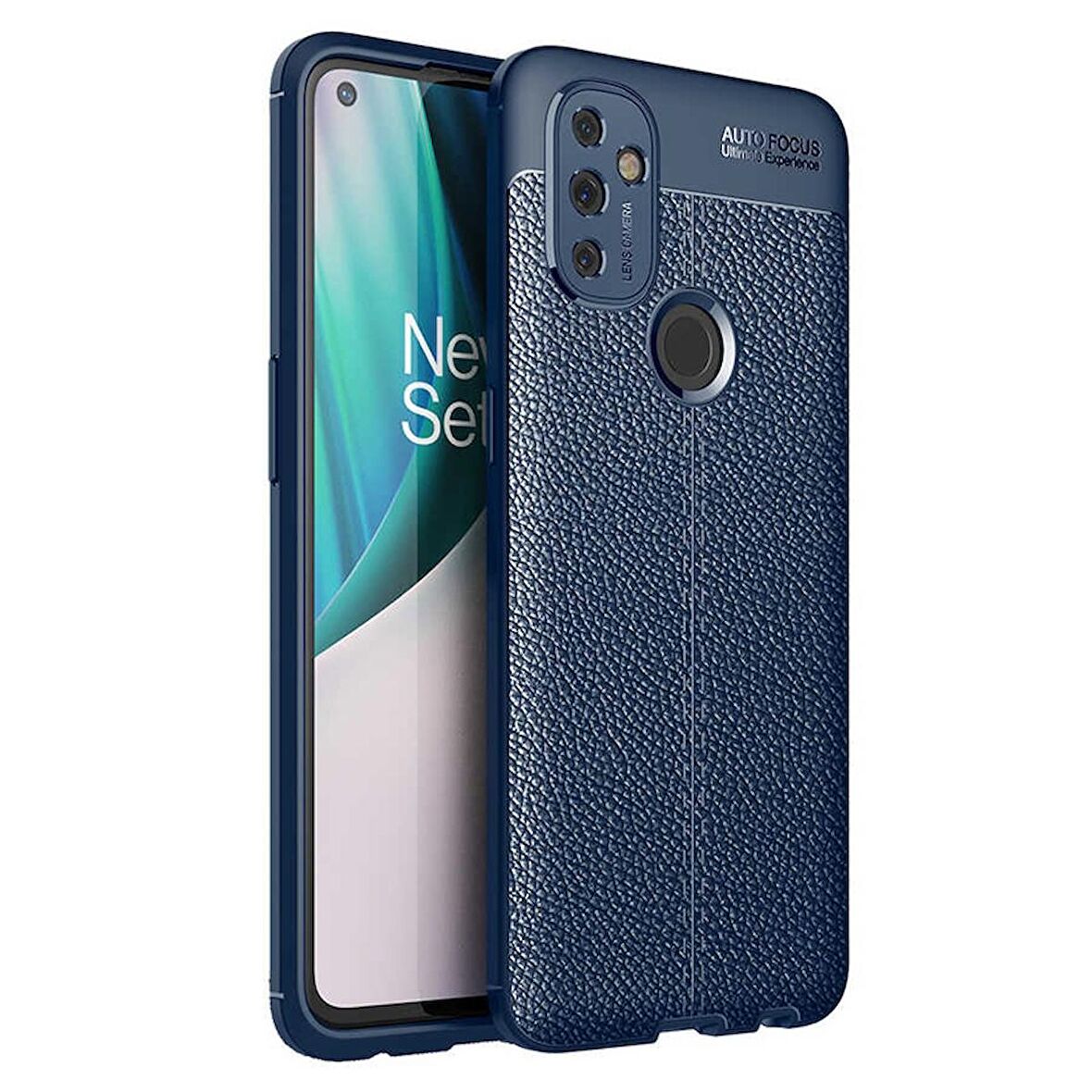 Gpack Oneplus Nord N100 Kılıf Niss Silikon Deri Görünümlü