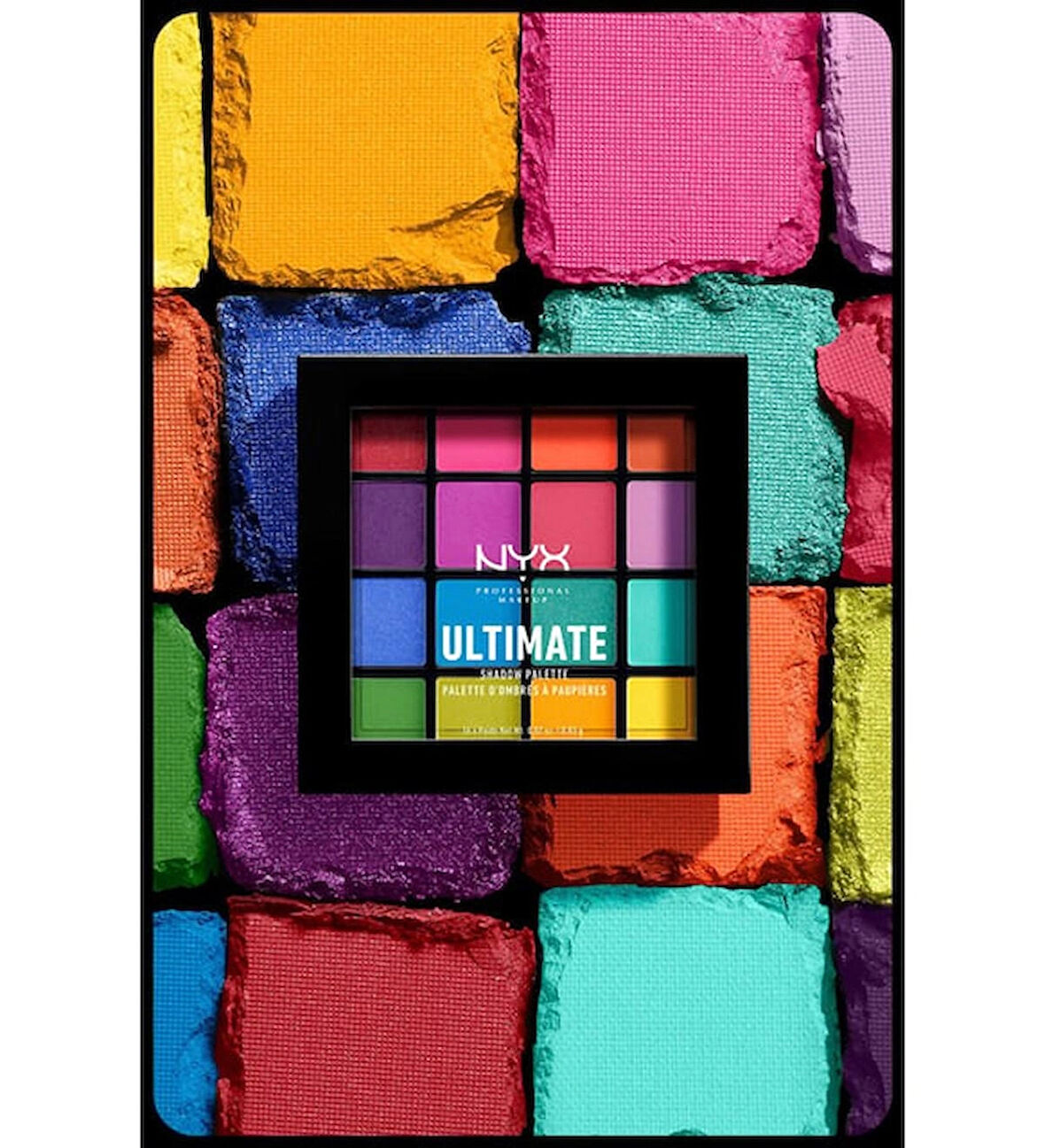 NYX Professional Makeup Göz Farı Paleti - Ultimate Shadow Palette Brights 800897017651