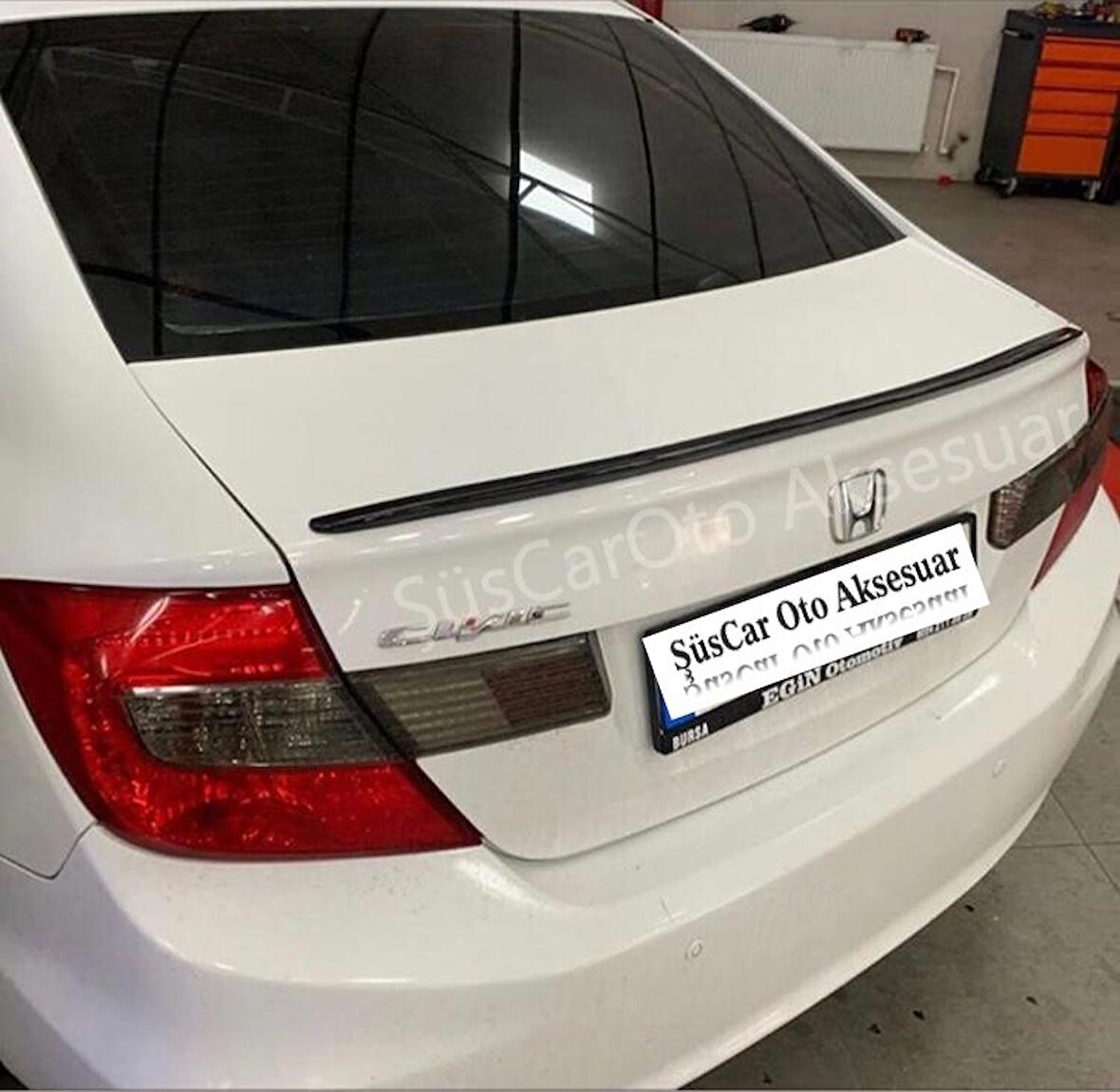 Honda Civic Fb7 12-16 Bagaj Üstü Spoiler Bagaj Çıtası Piano Black