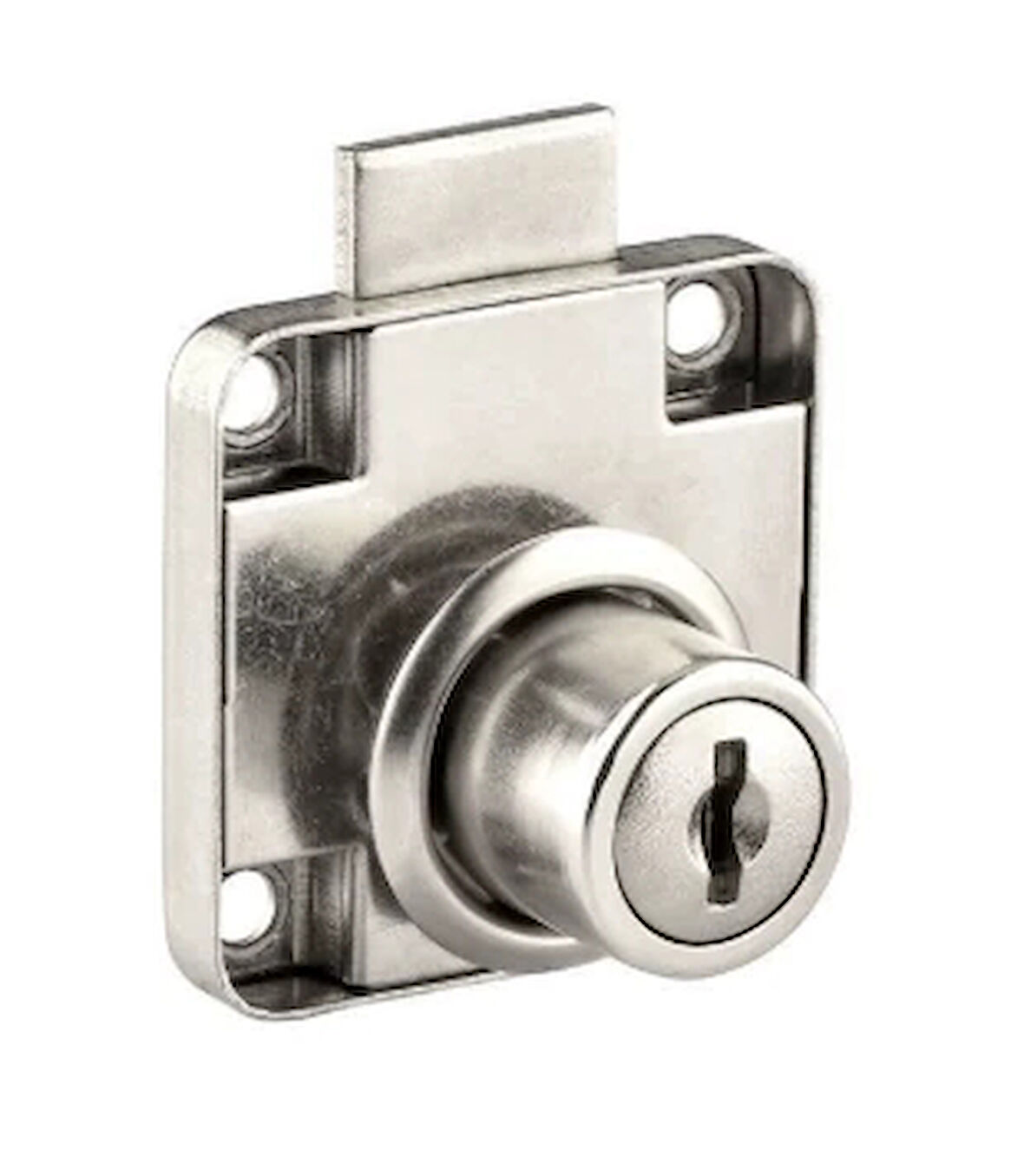 Canex Kare Çekmece Kilidi Nikel Gövde - 22 mm