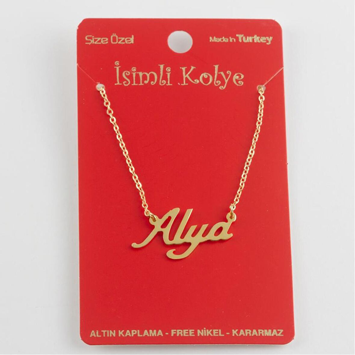 Alya İsimli Kolye