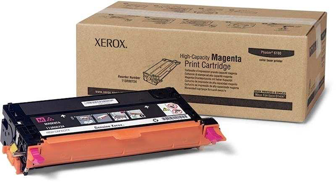 Xerox 6180 (113R00724) Kırmızı Orjinal Toner 