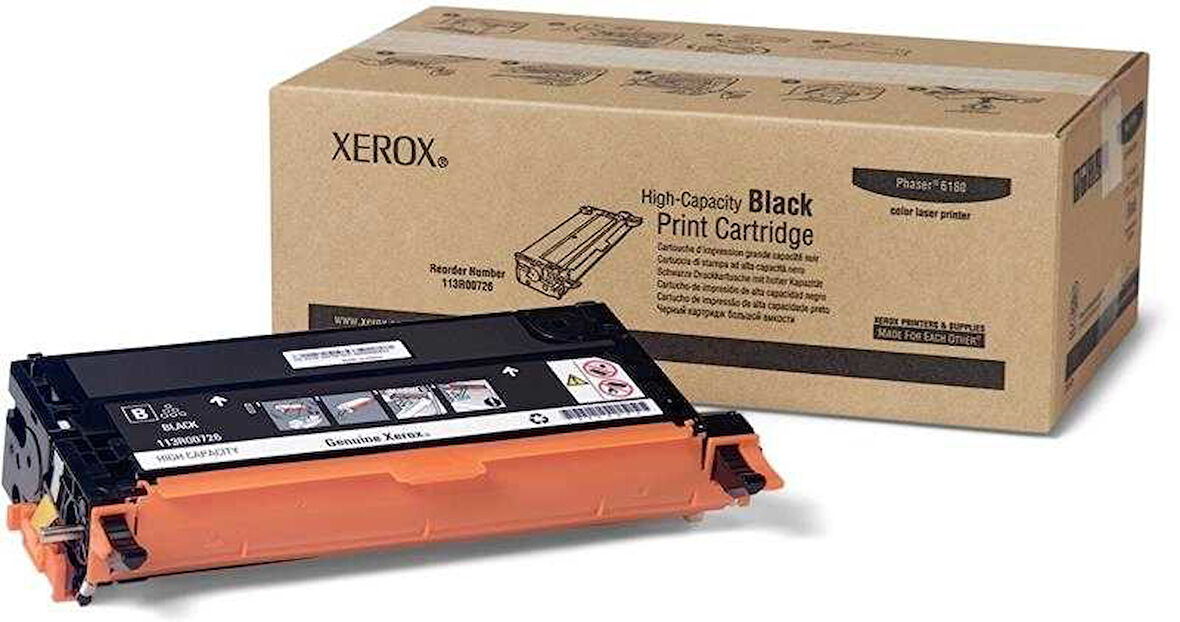 Xerox 6180 (113R00726) Siyah Orjinal Toner 
